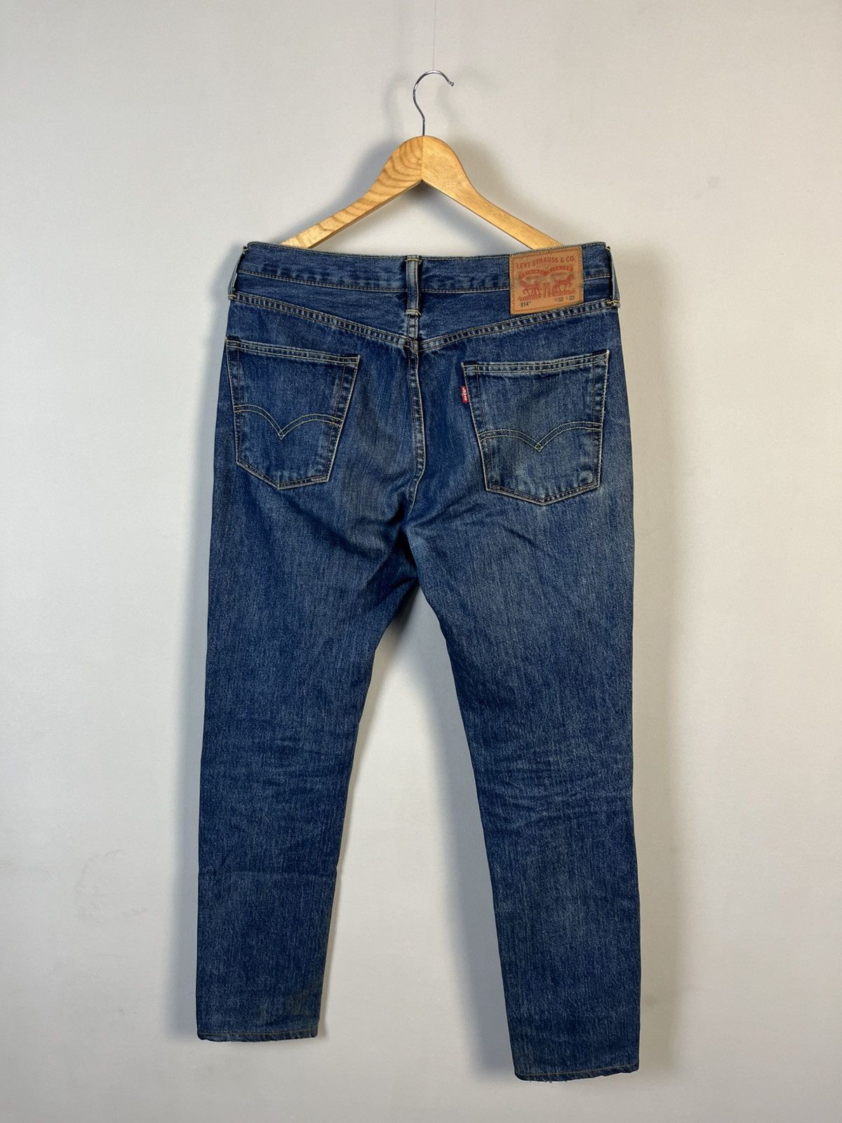 Levi's × Levi's Vintage Clothing Vintage Levis 514 Straight Denim Faded Y2K Jeans Size US 32 / EU 48 - 5 Thumbnail