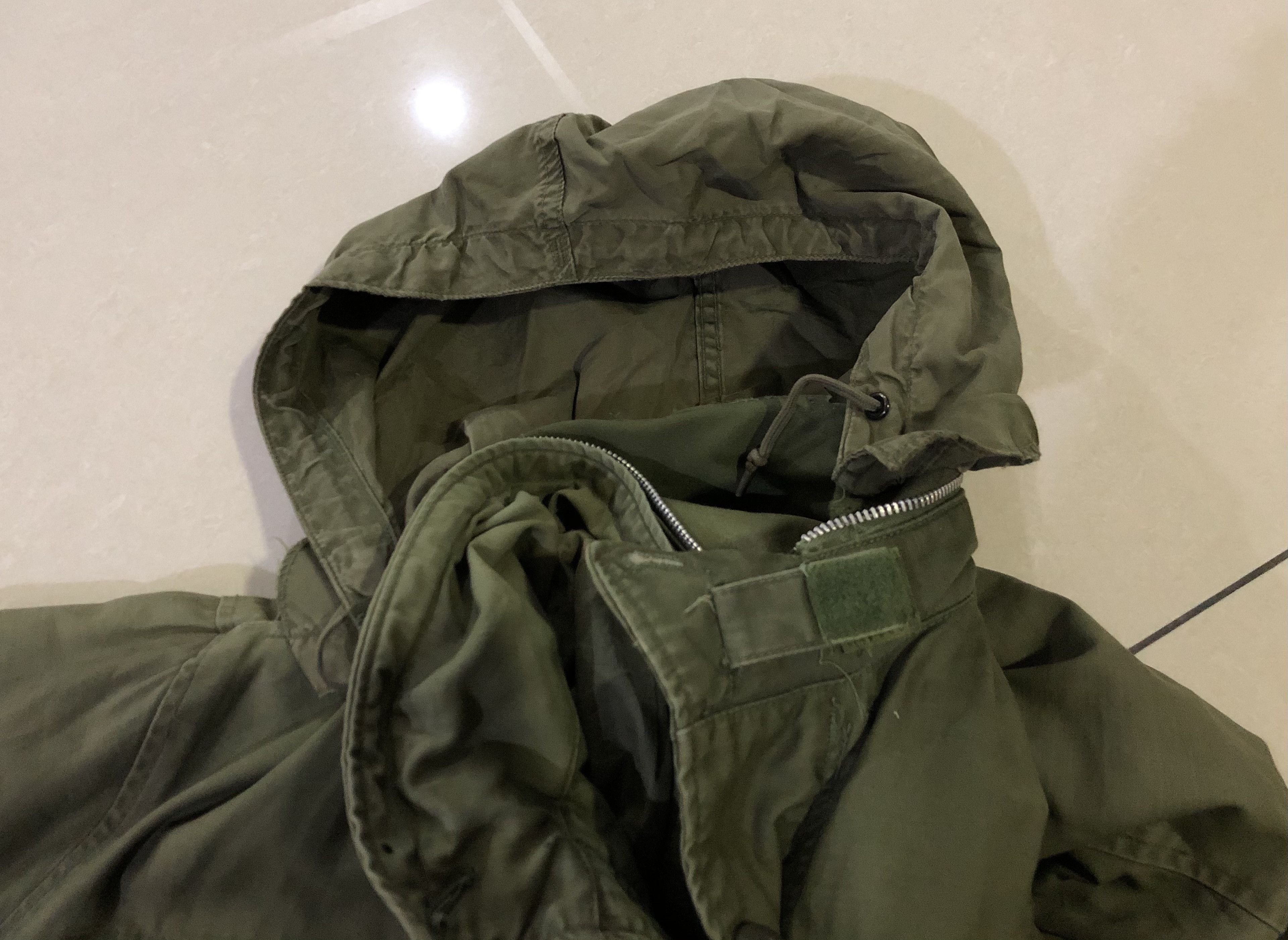 Vintage Rare 60s First Pattern M65 US Army Field Jacket Vietnam War Size US M / EU 48-50 / 2 - 7 Thumbnail
