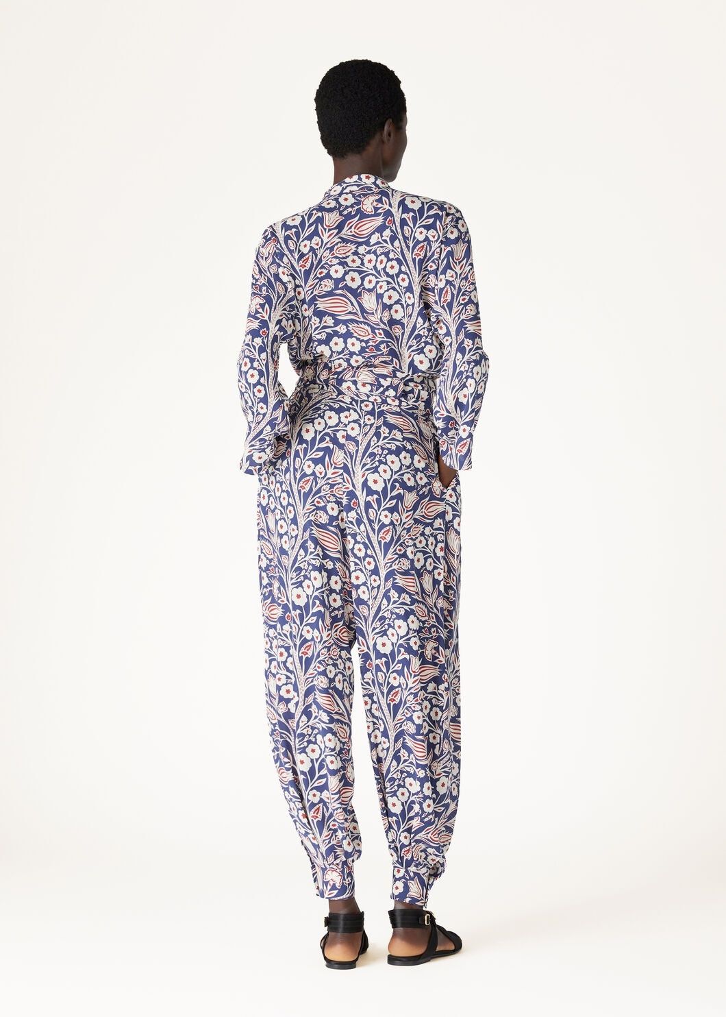 Loro Piana o1srvl11e0725 FAN8192 Sophia Silk Shirt in Multicolor Size XS / US 0-2 / IT 36-38 - 5 Thumbnail