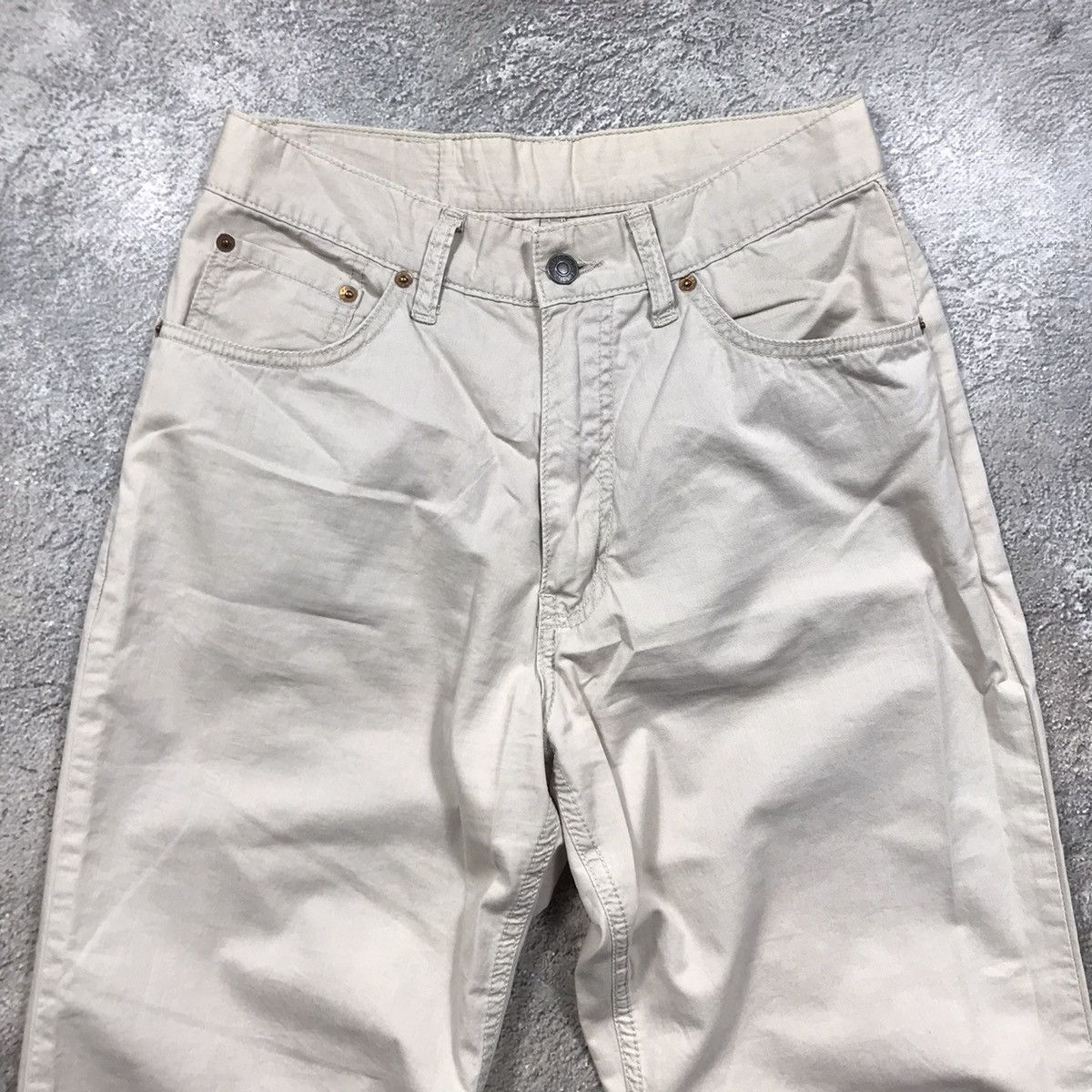 Vintage Vintage 90s Levis Baggy Cargo Pants Distressed Workwear 30 Size US 30 / EU 46 - 4 Thumbnail