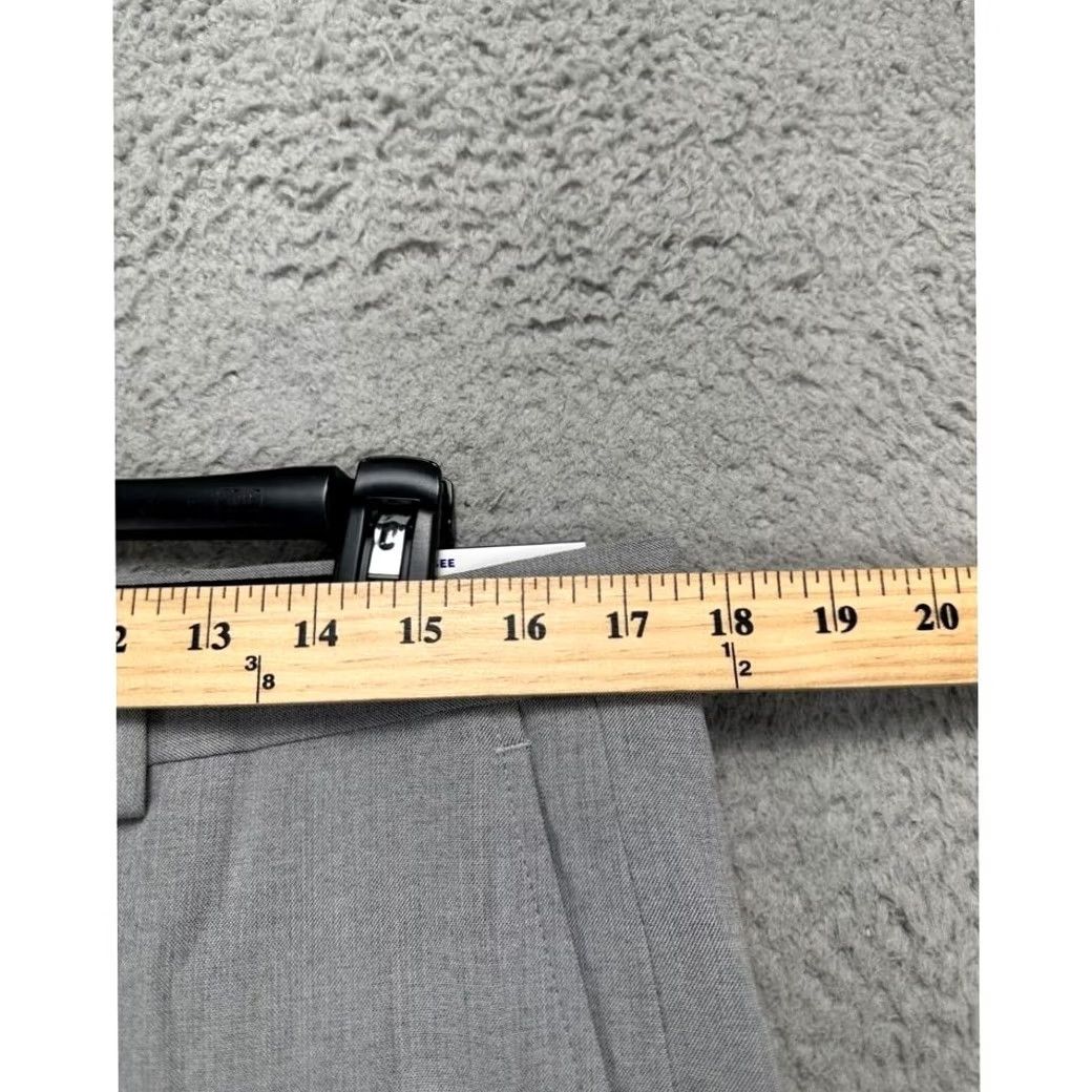 Apt. 9 Apt. 9 Extra Slim Fit Dress Pants Men 35x32 Gray Flat Front Stretch Pant Business Formal Slim Leg Size US 35 - 6 Thumbnail