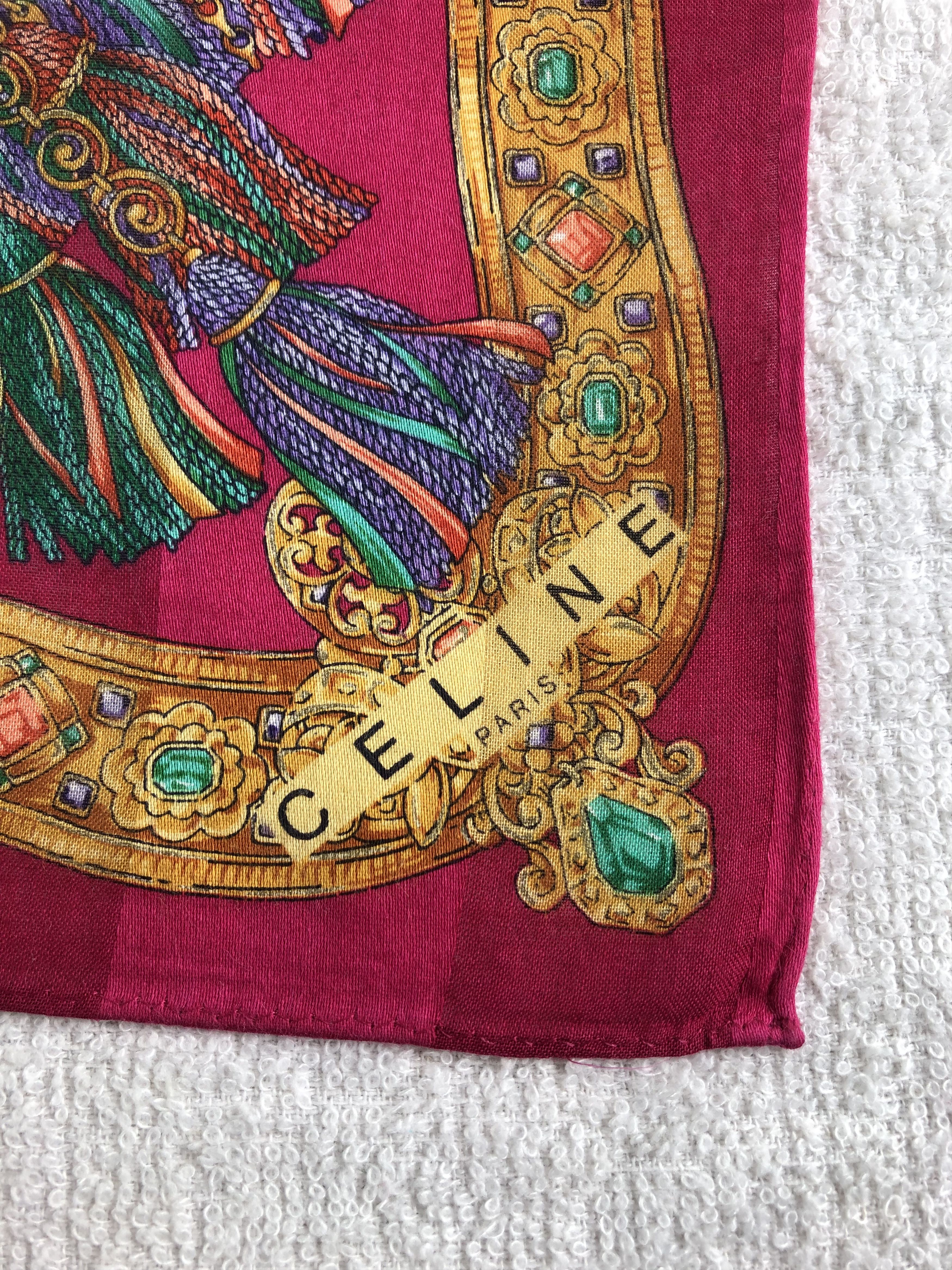 Celine Celine Handkerchief / Bandana / Neckerchief C277 Size ONE SIZE - 5 Thumbnail