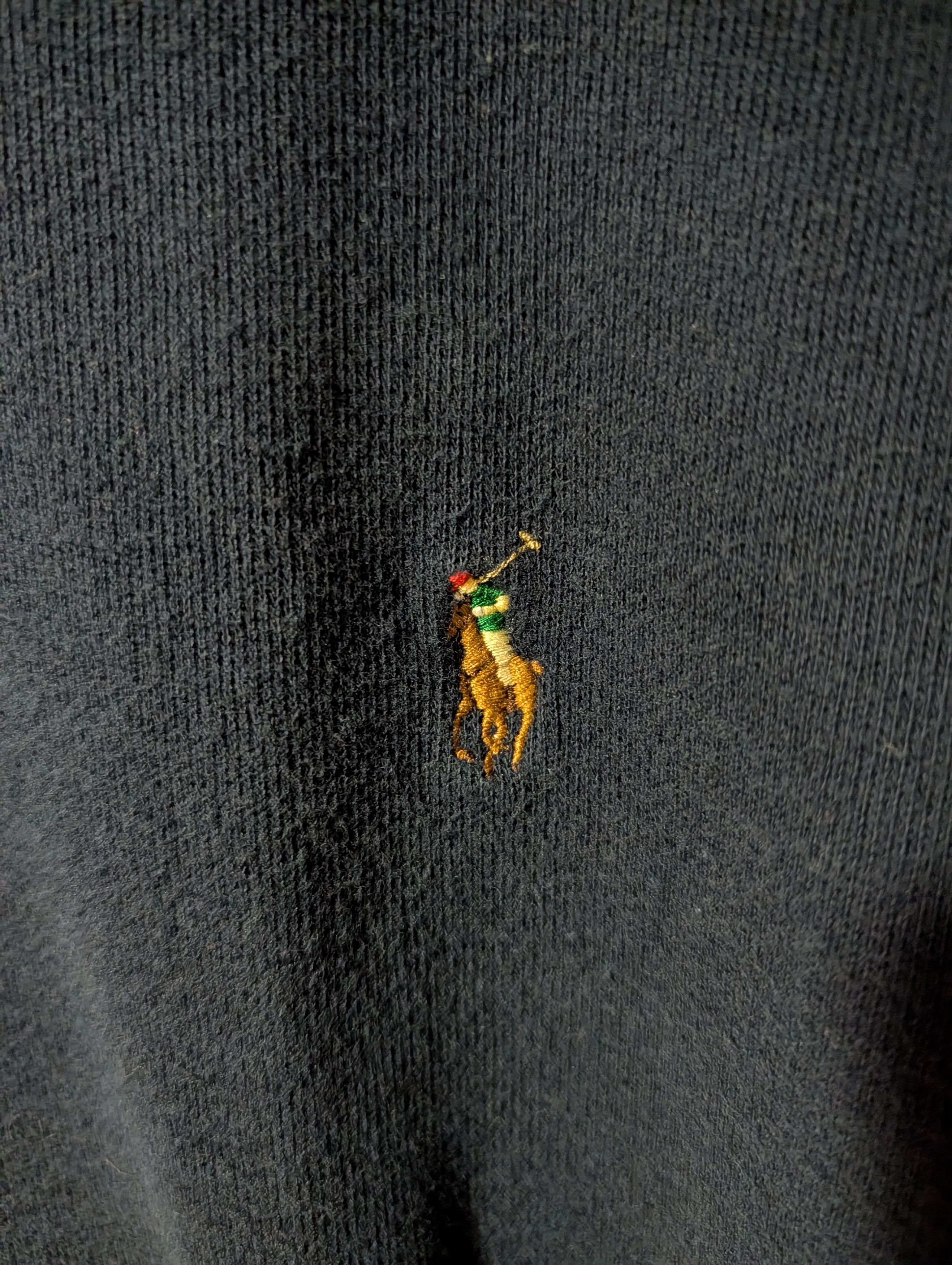 Polo Ralph Lauren Polo Ralph Lauren Estate Rib 1/4 Sweater Pullover Flesh Pony Size US XXL / EU 58 / 5 - 2 Thumbnail