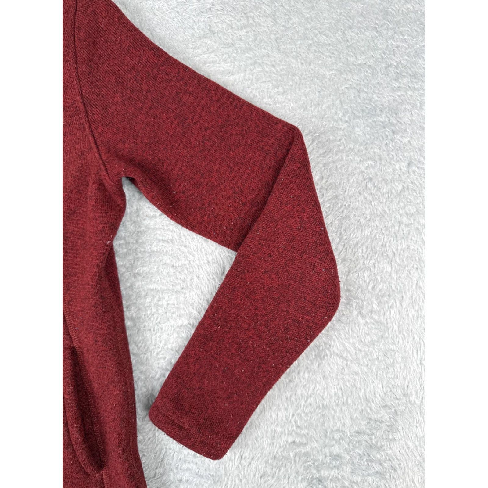 The North Face The North Face Jacket Women Small Red Polyester Fleece Knit Shell Full Zip Mock Size S / US 4 / IT 40 - 5 Thumbnail