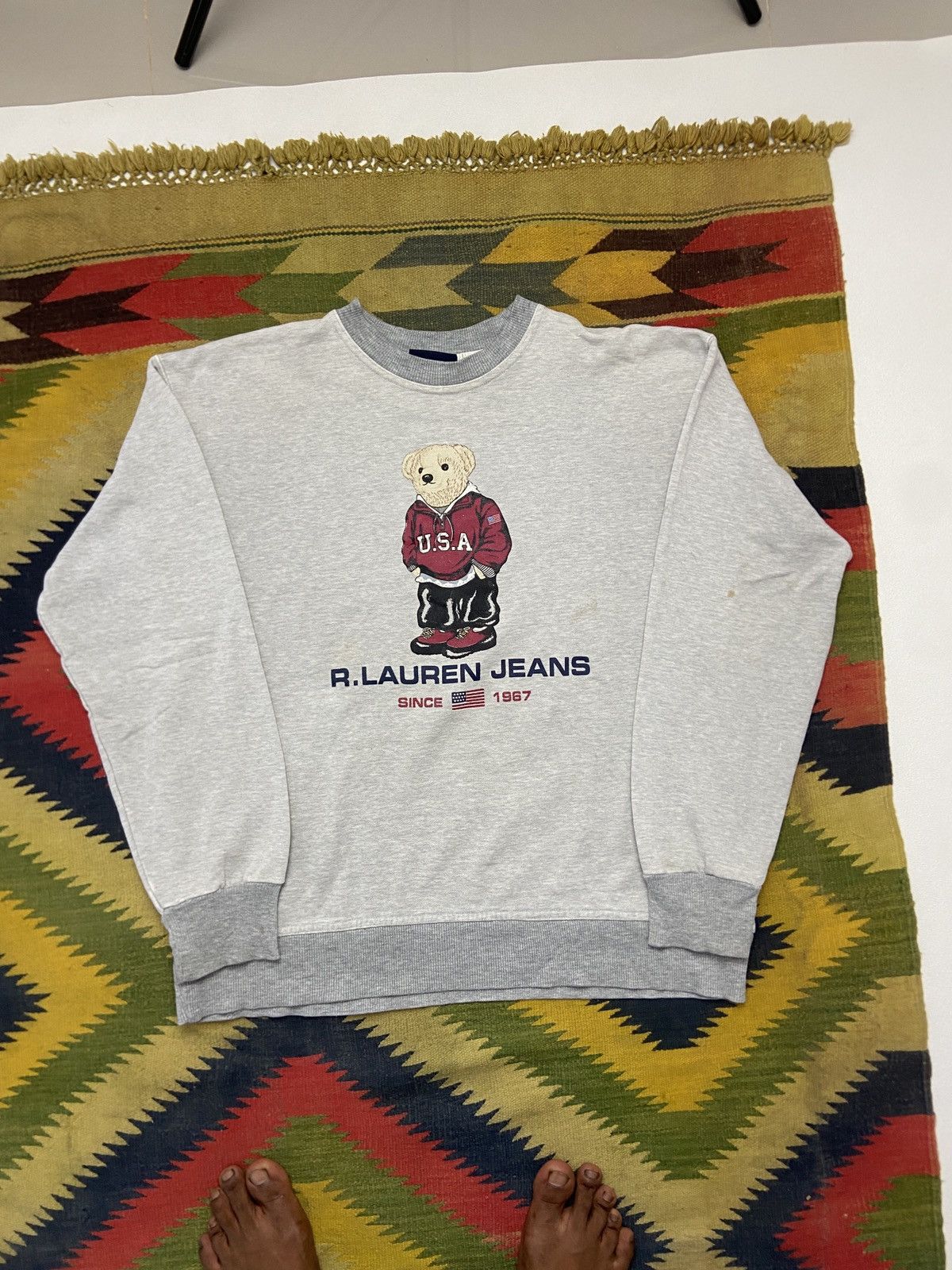 Polo Ralph Lauren × Vintage 🫵🏽NEED GONE🫵🏽 VINTAGE POLO BEAR by Ralph Laurend Size US L / EU 52-54 / 3 - 1 Thumbnail