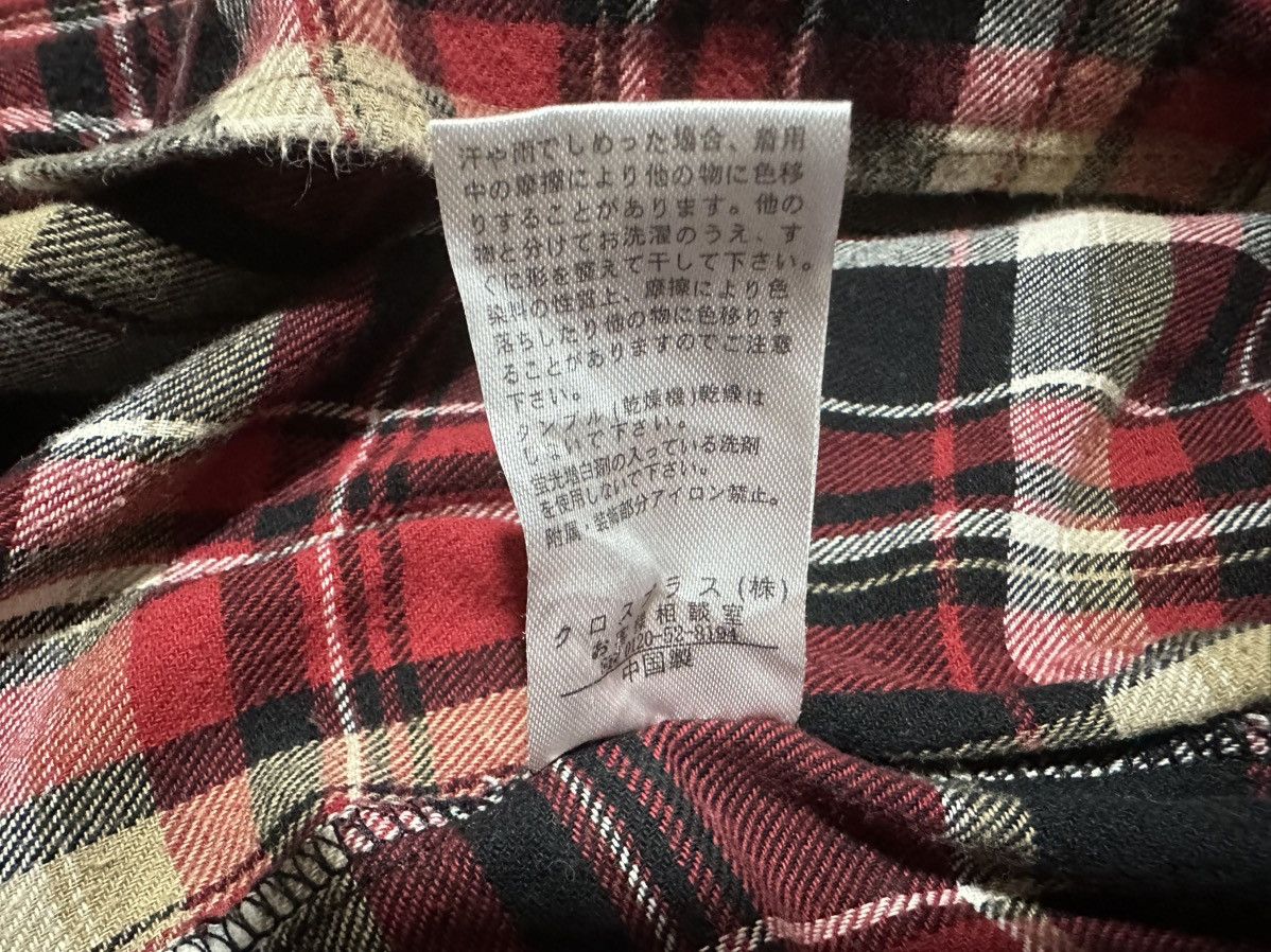 Hysteric Glamour × Japanese Brand × Seditionaries 🔥Sick Y2K Pendora Checked Long Shirt Goth Punk Size US L / EU 52-54 / 3 - 6 Thumbnail
