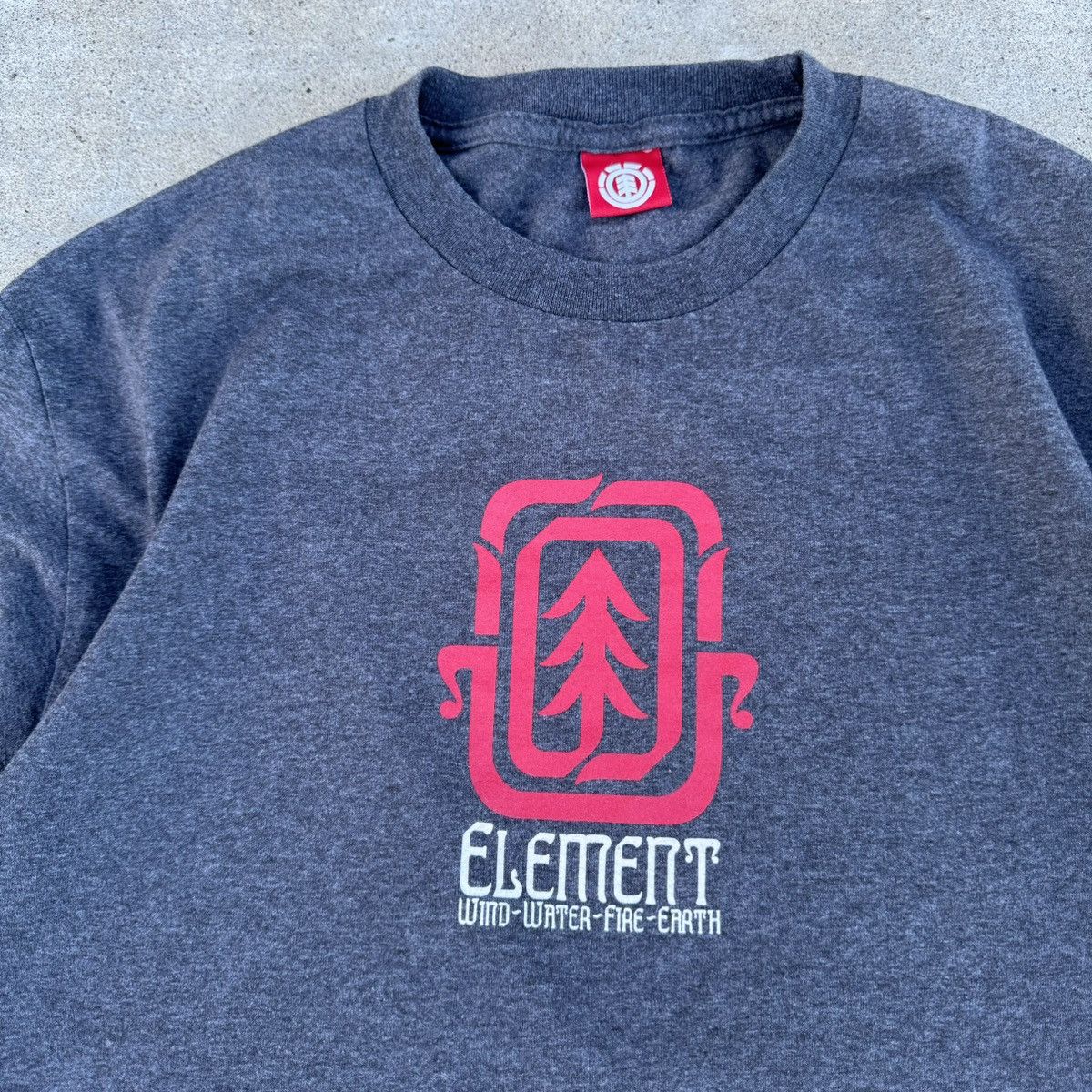 Element × Independent Truck Co. × JNCO Vintage 90s Grey And Red Element Skater Graphic Tee Large Size US L / EU 52-54 / 3 - 2 Thumbnail