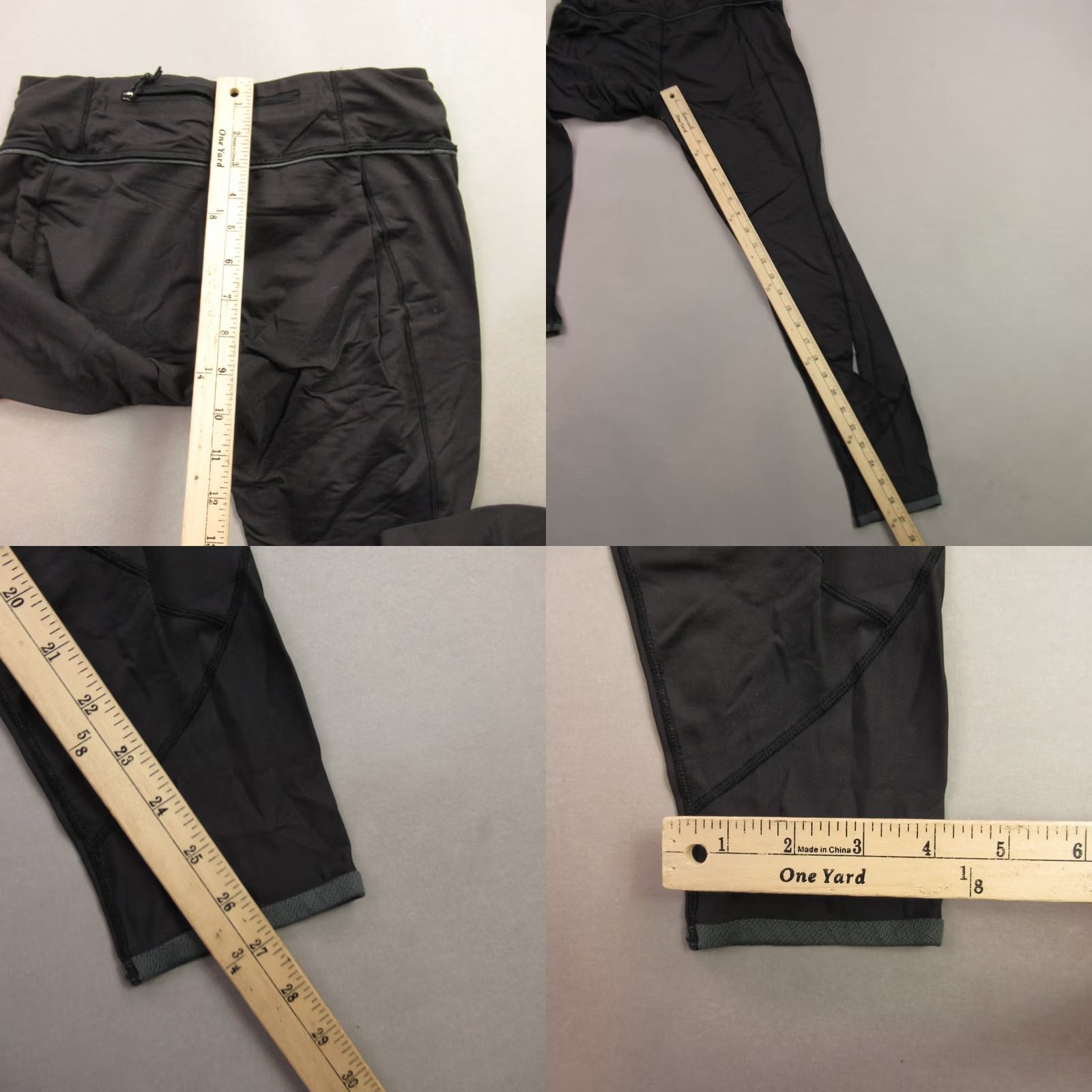 Patagonia Patagonia Leggings Womens M Workout Gym Stretch Lightweight Gray Black Size 32" / US 10 / IT 46 - 8 Thumbnail
