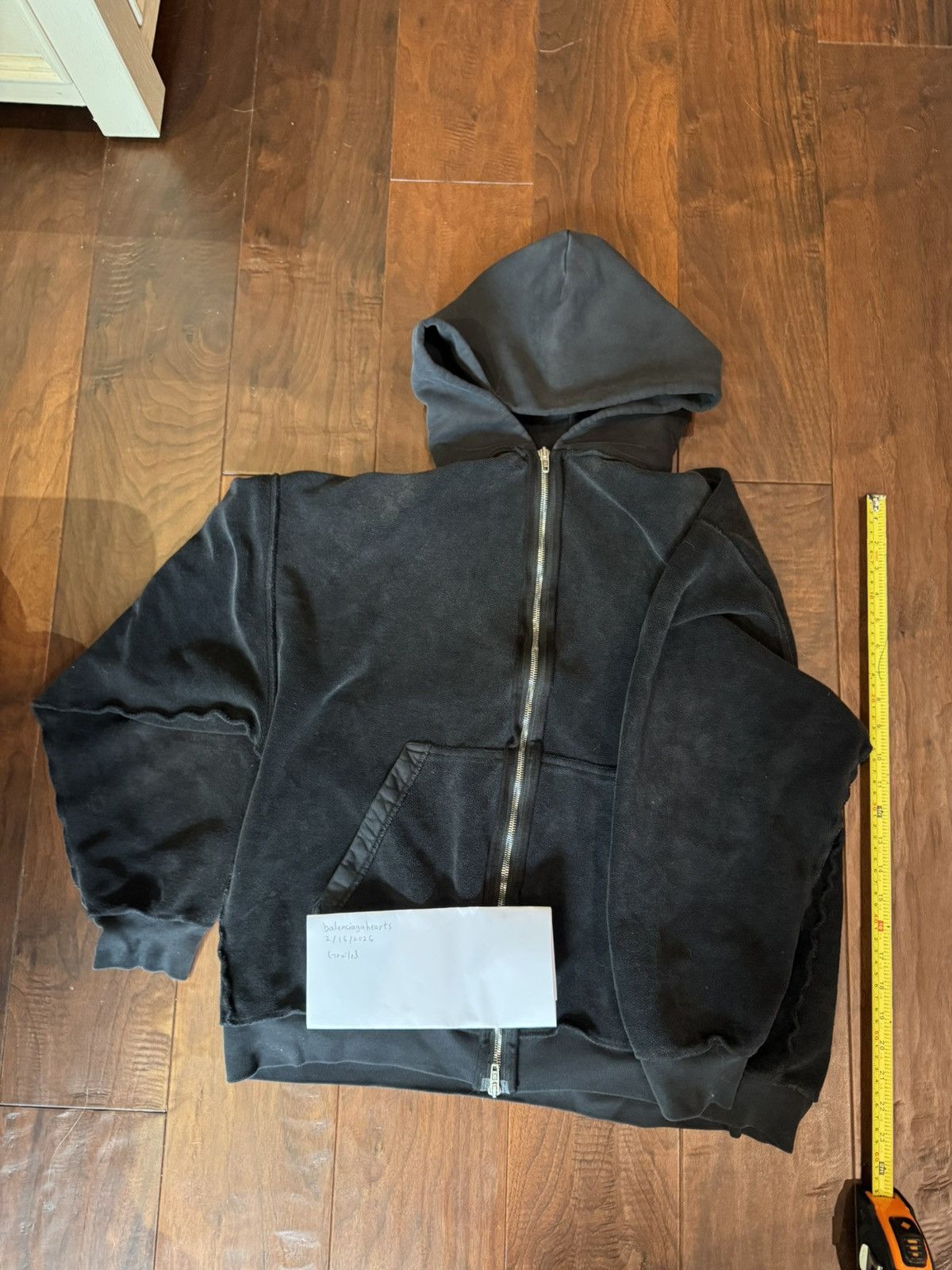 Balenciaga SS24 INSIDE OUT ZIPUP HOODIE | Grailed