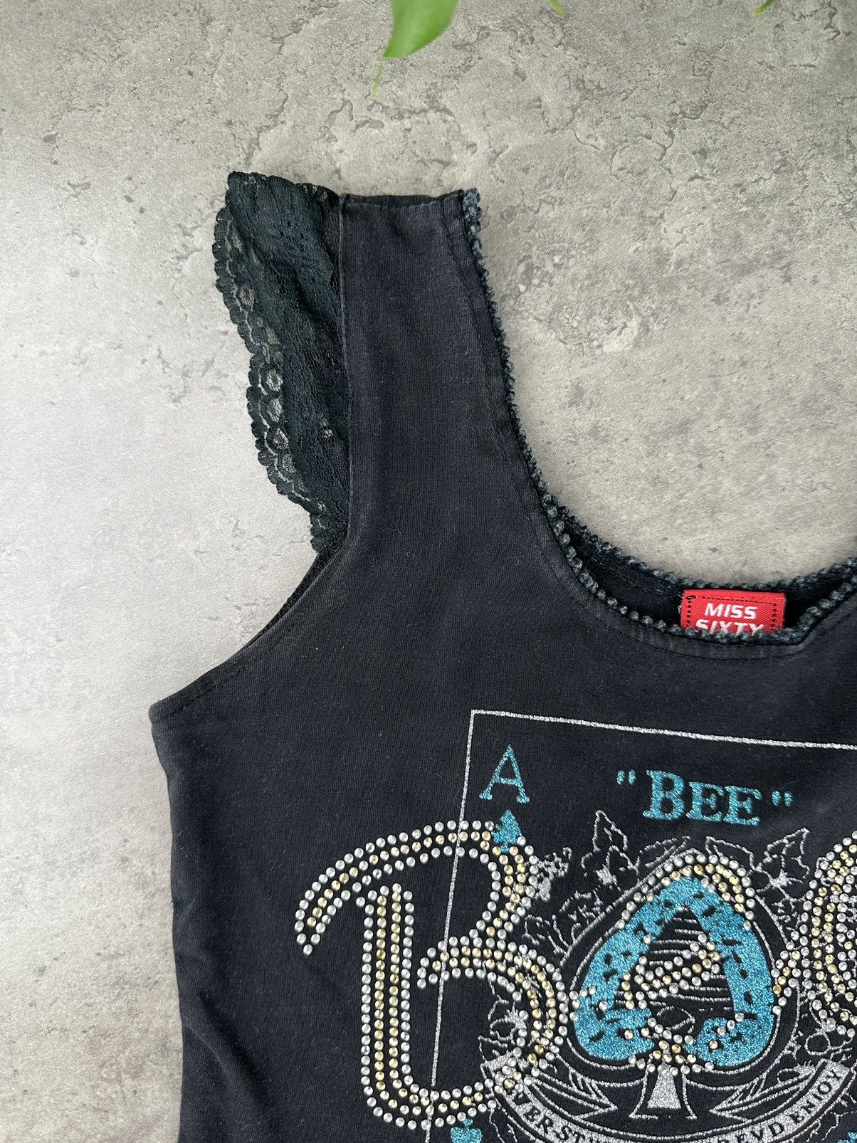 Miss Sixty Miss Sixty Tank Top Size XS / US 0-2 / IT 36-38 - 2 Thumbnail