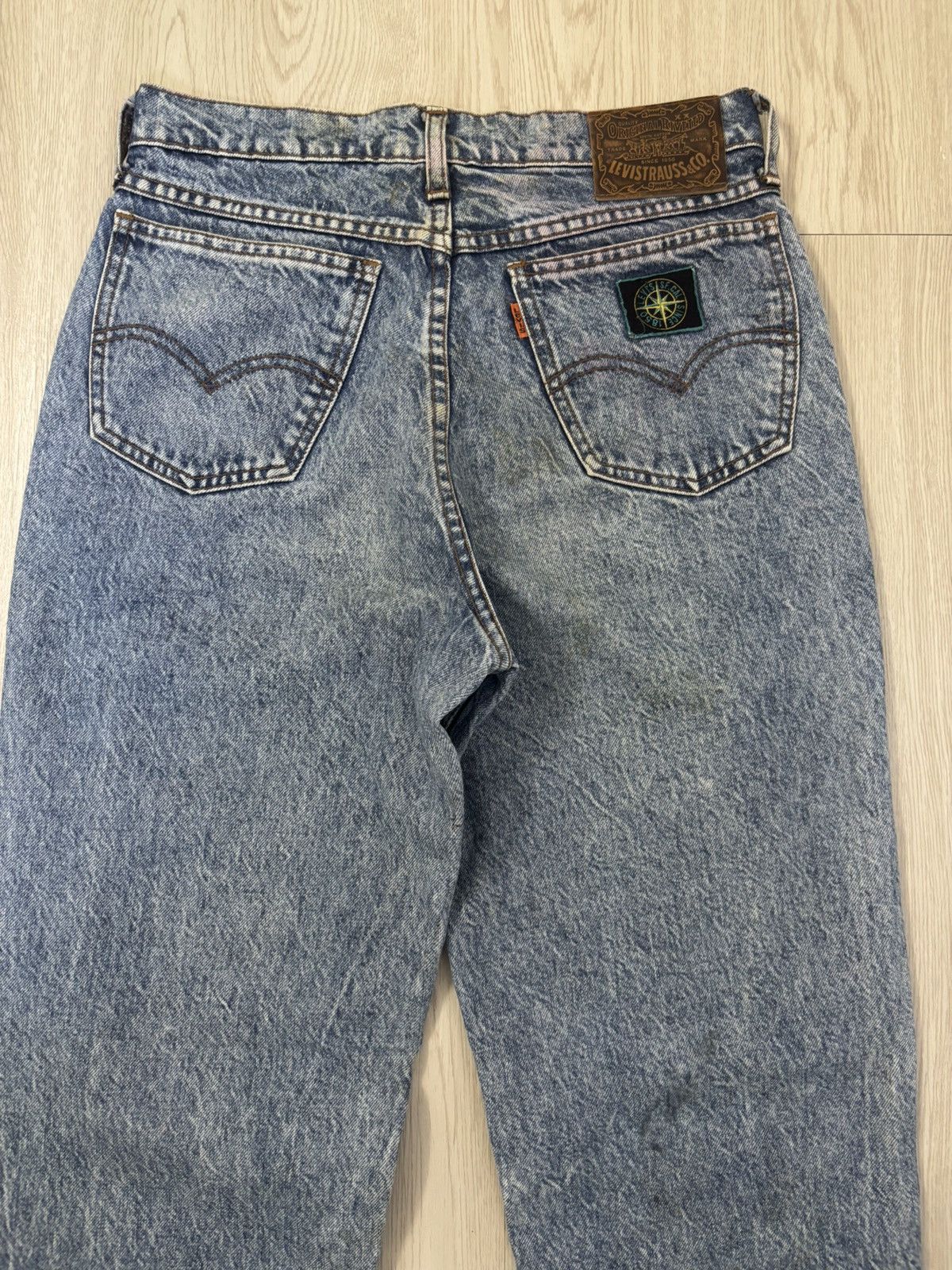 Levi's Vintage Clothing Vintage 80’s Levi’s orange tab with stone wash jeans Size US 30 / EU 46 - 4 Thumbnail