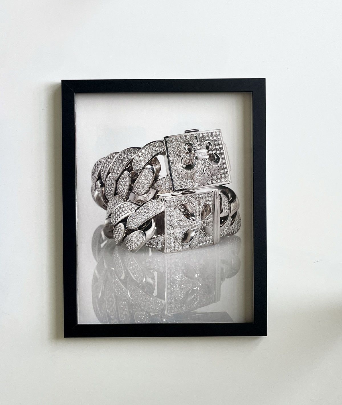 Chrome Hearts Chrome Hearts shiny chain 9x11 Framed poster Size ONE SIZE - 1 Thumbnail