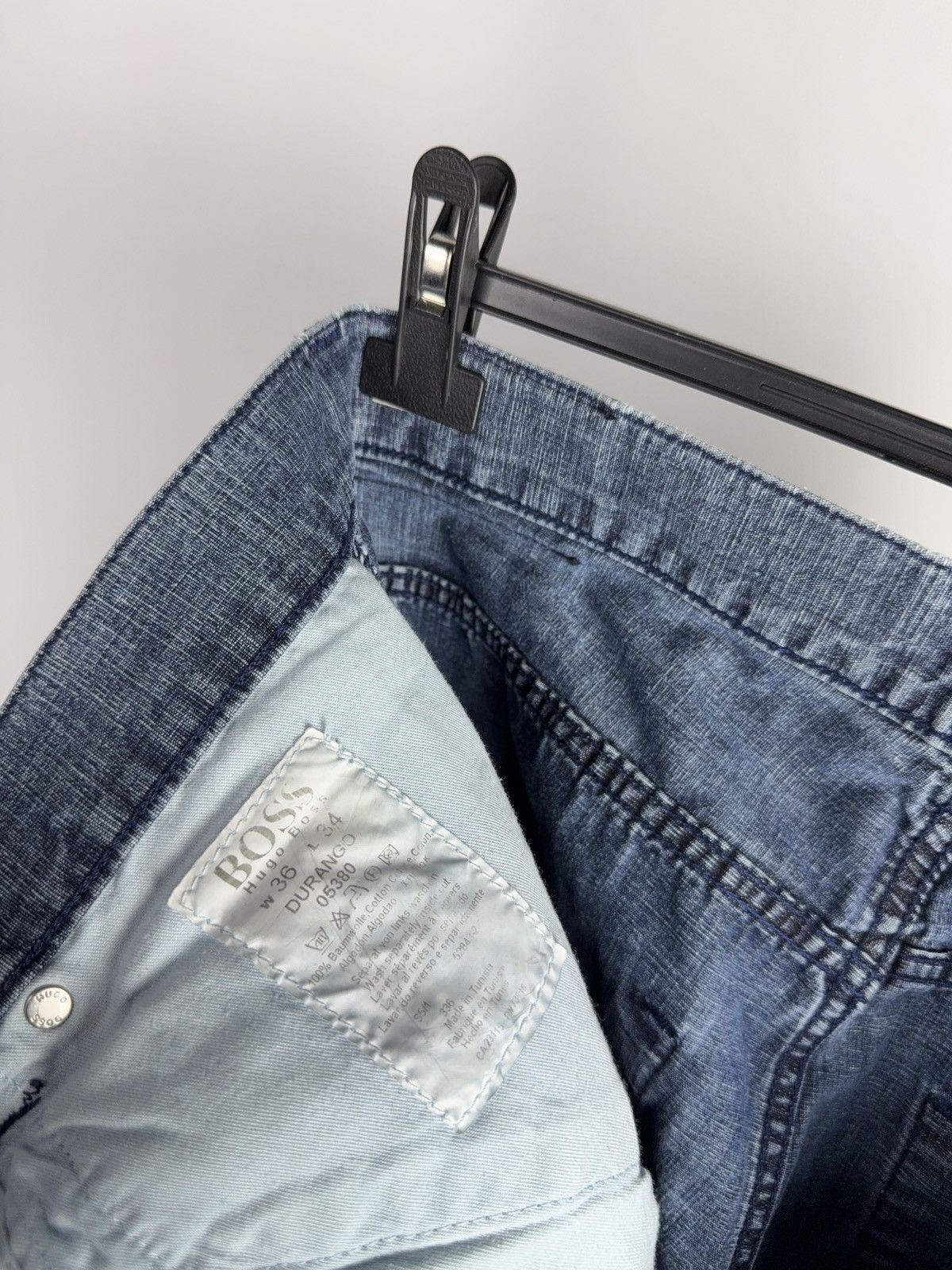 Hugo Boss Retro 90s Hugo Boss Vintage Y2K Durango Denim Shorts Size US 35 - 12 Thumbnail