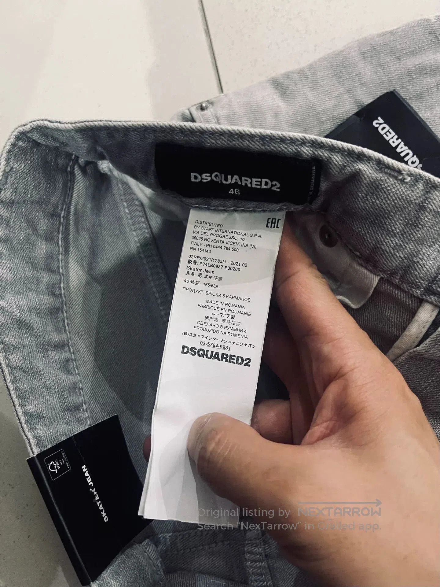Dsquared2 Dsquared2 Skater Jeans for Men. Size US 30 / EU 46 - 5 Thumbnail