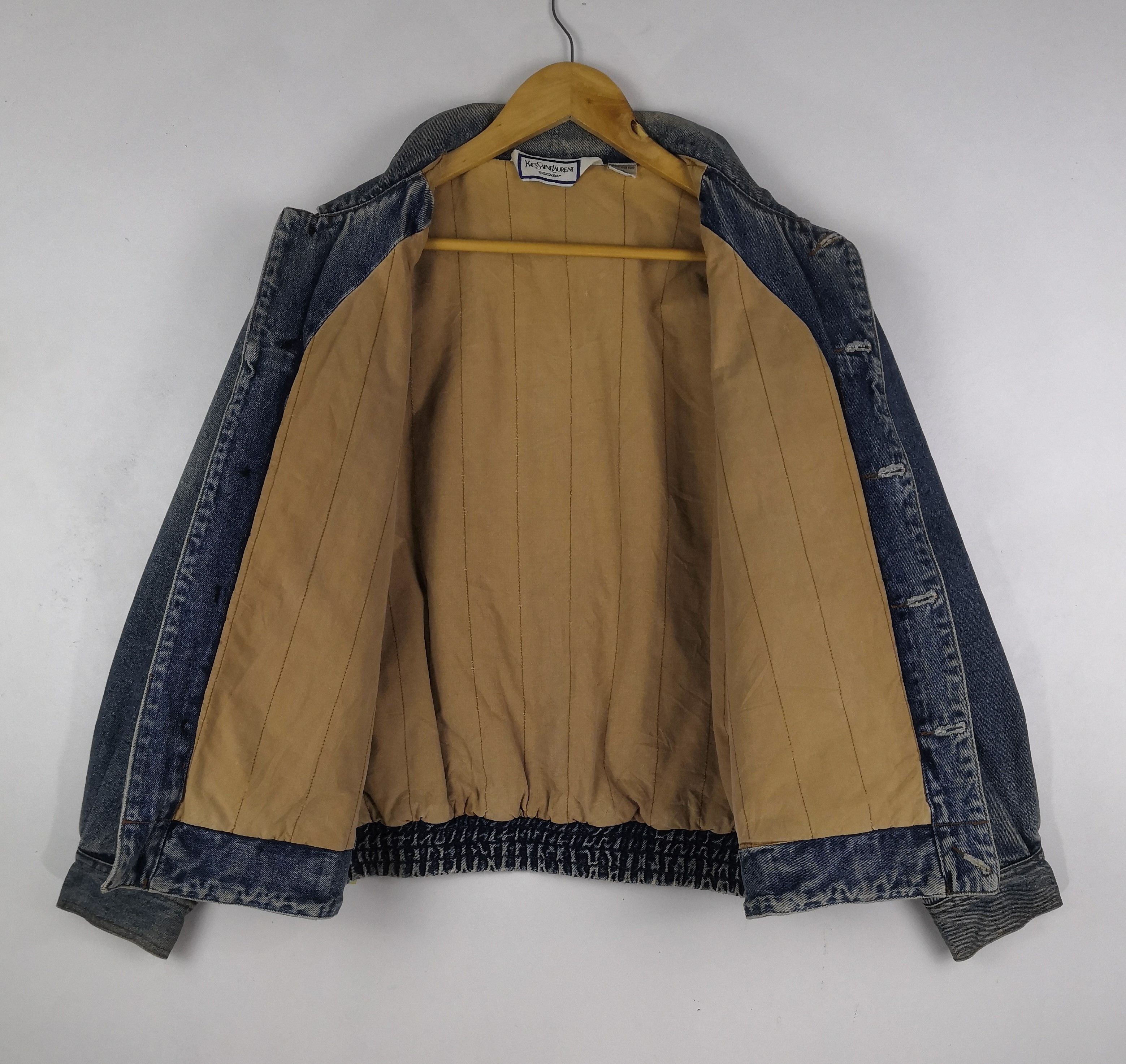 Yves Saint Laurent Vintage 90s Yves Saint Laurent Jacket YSL Denim Trucker Size US M / EU 48-50 / 2 - 3 Thumbnail