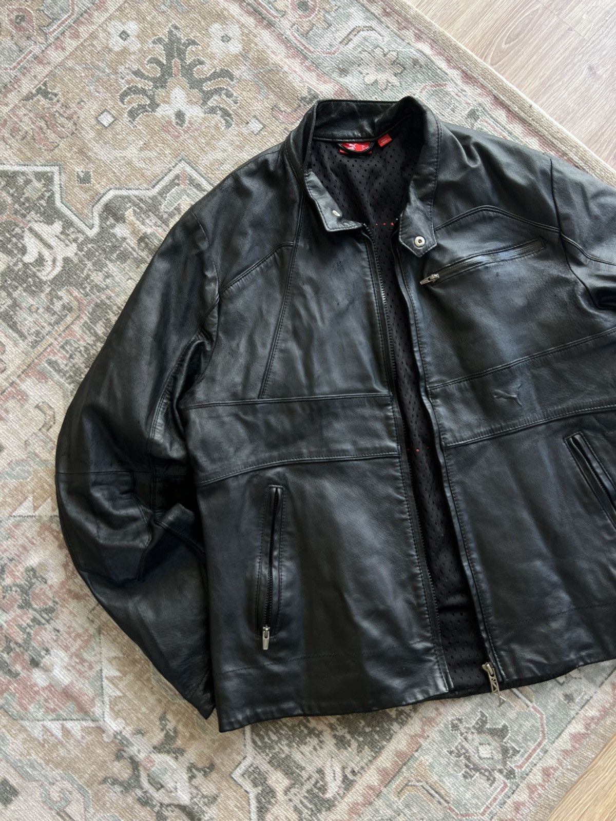 Rare Puma x Ducati Leather Jacket