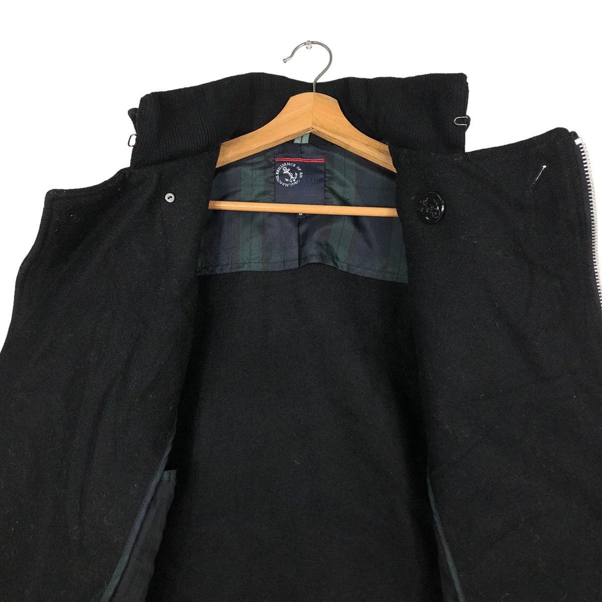 Japanese Brand 🔥Vintage Wool Biker Jacket Asymmetric Zipper CioPanic Japan Size US M / EU 48-50 / 2 - 14 Thumbnail
