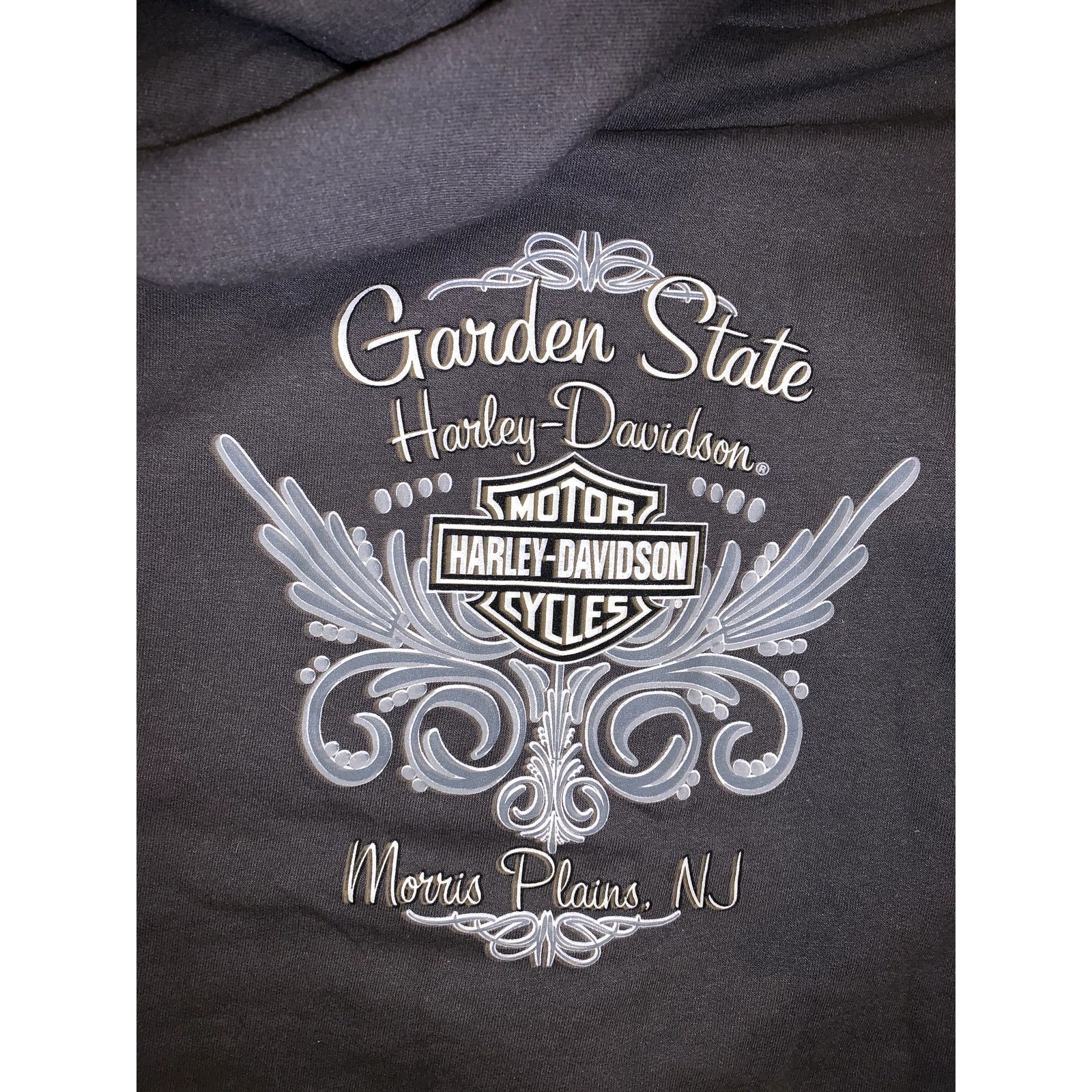 Harley Davidson Harley-Davidson Dark Grey Purple Hoodie Unisex Small Size US S / EU 44-46 / 1 - 7 Thumbnail