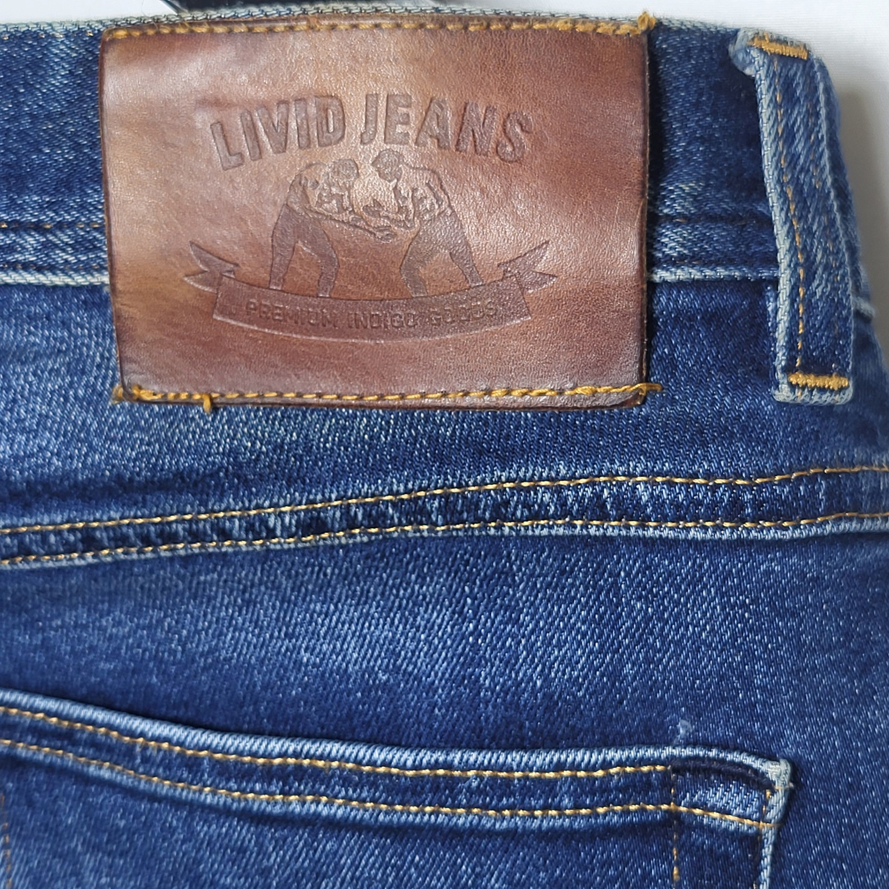 Japanese Brand Vintage Livid Jeans Selvedge Japanese Denim Pants. Rare. Size US 32 / EU 48 - 8 Thumbnail