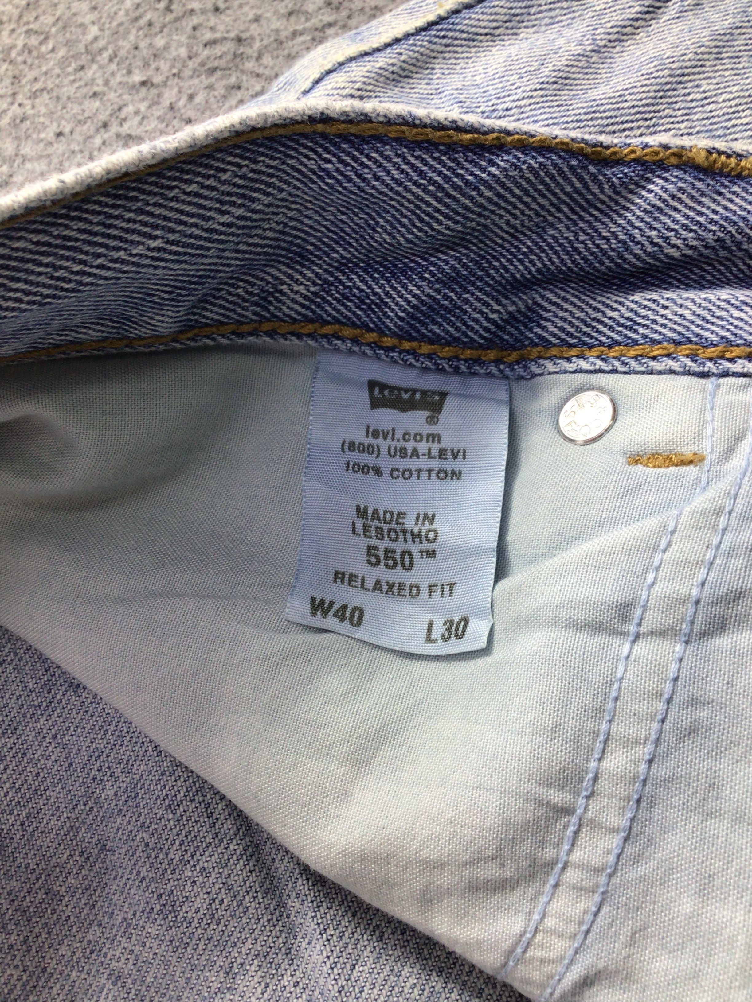 Levi's Vintage Levis 550 Jeans -J837 Size US 40 / EU 56 - 9 Thumbnail
