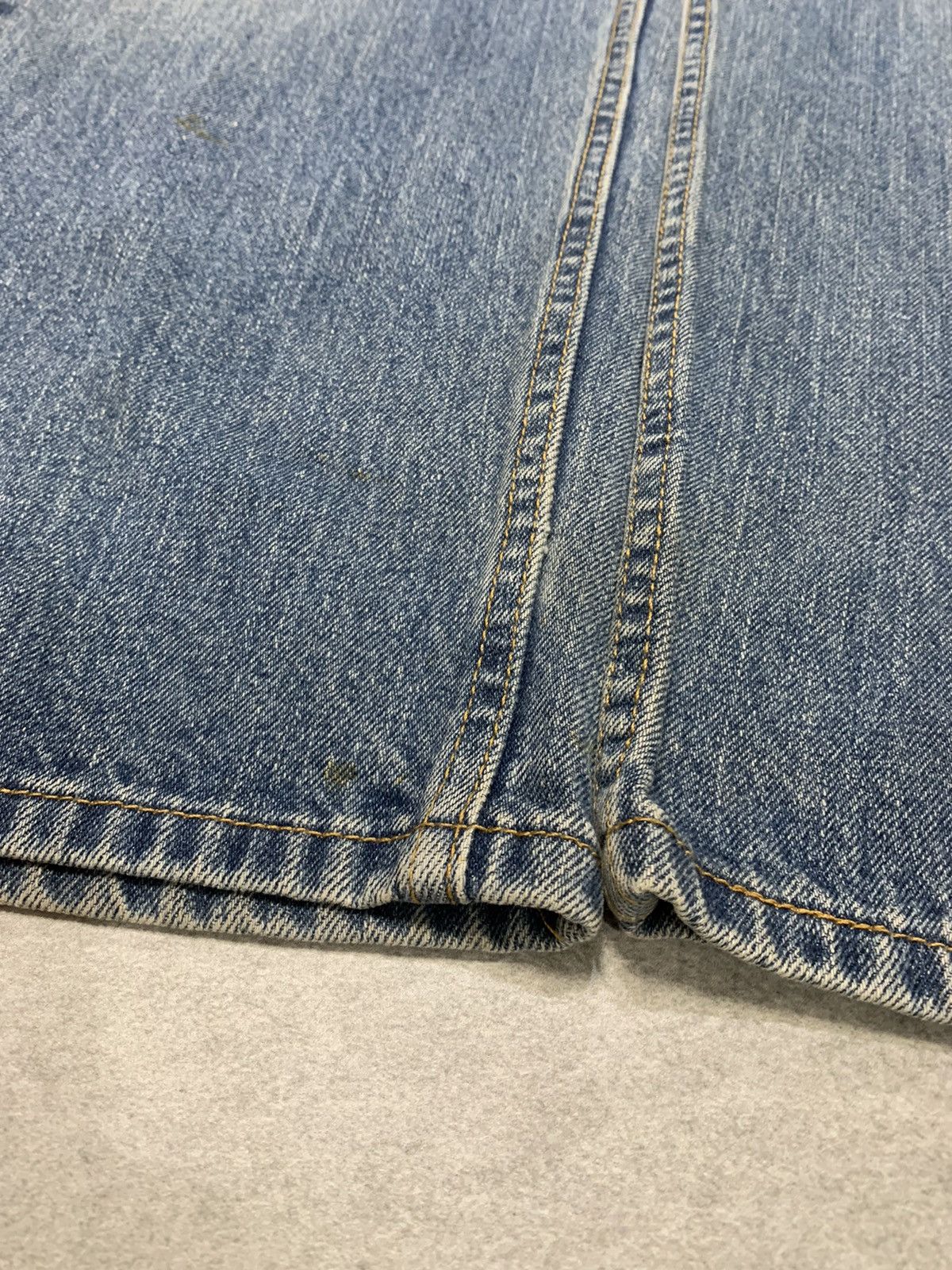 Levi's Vintage Clothing Y2k Vintage 00s straight wide Leg Levi Signature denim jean Size US 34 / EU 50 - 4 Thumbnail