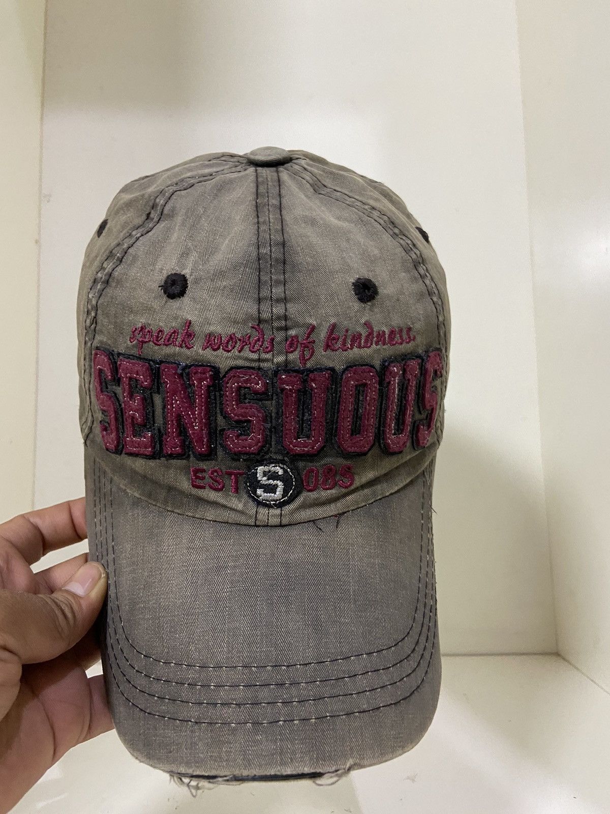 If Six Was Nine Vtg rock n blue DITSETRESSED denim hat Size ONE SIZE - 7 Thumbnail