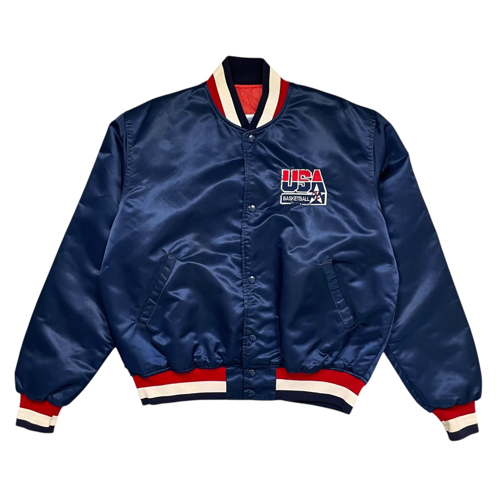 NBA 90s USA BASKETBALL OLYMPICS DREAM TEAM STARTER SATIN JACKET Size US L / EU 52-54 / 3 - 1 Thumbnail