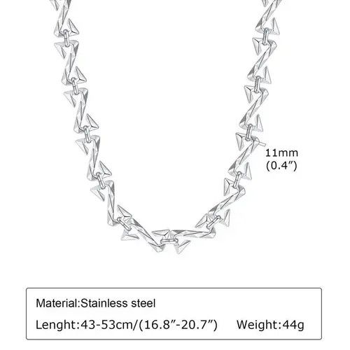 Jewelry 11mm Chain Necklaces Size ONE SIZE - 4 Thumbnail