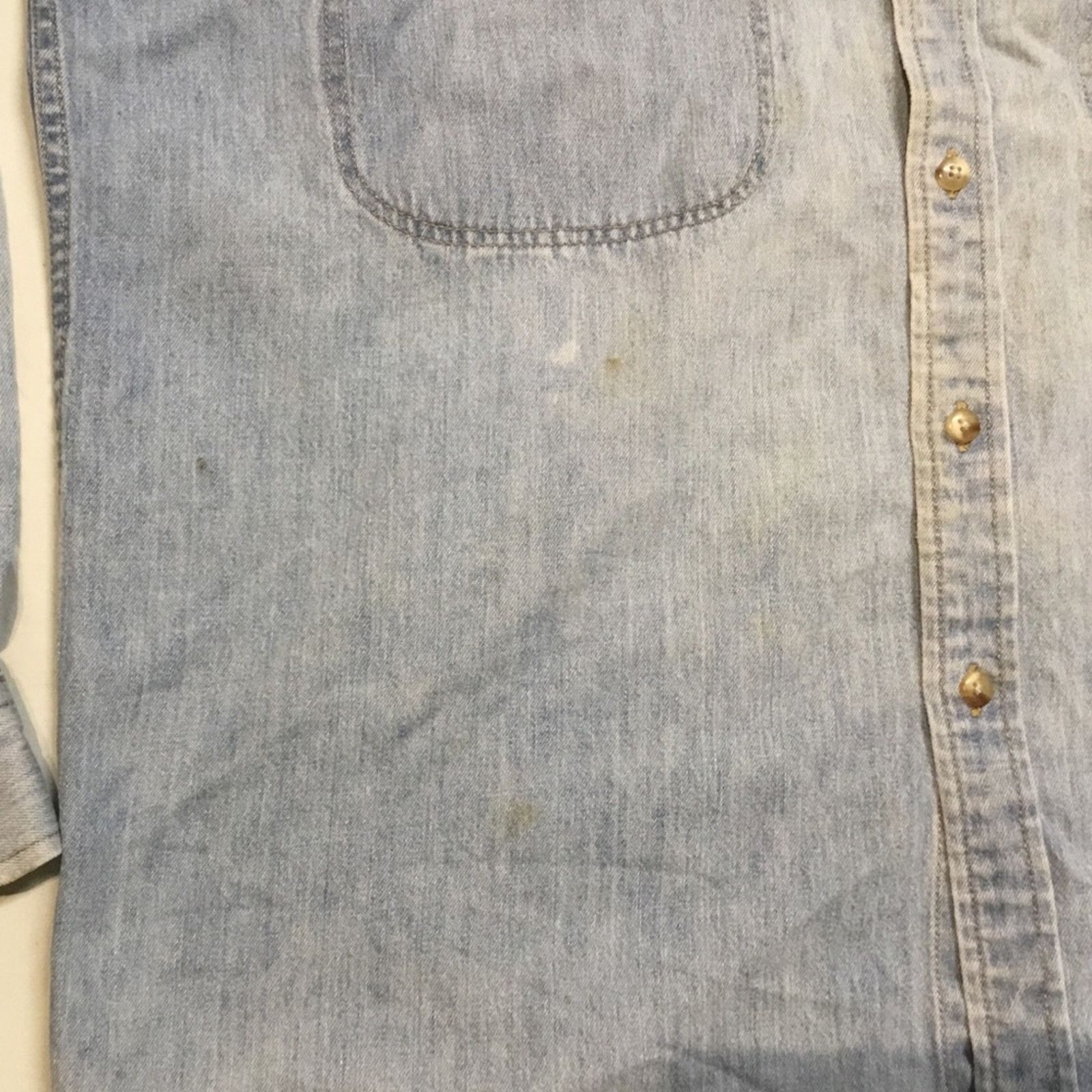 Gap Vintage Gap Denim Button Down Shirt Size US L / EU 52-54 / 3 - 3 Thumbnail