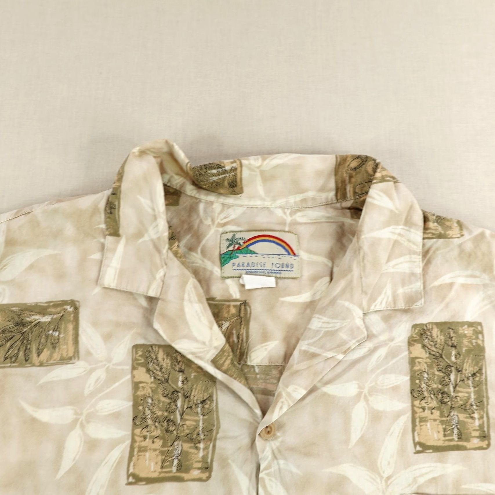 Paradise Found VINTAGE Paradise Found Hawaiian Shirt Men 2XL Short Sleeve Tropical Floral Cotton Aloha Beachild Size US XXL / EU 58 / 5 - 2 Thumbnail