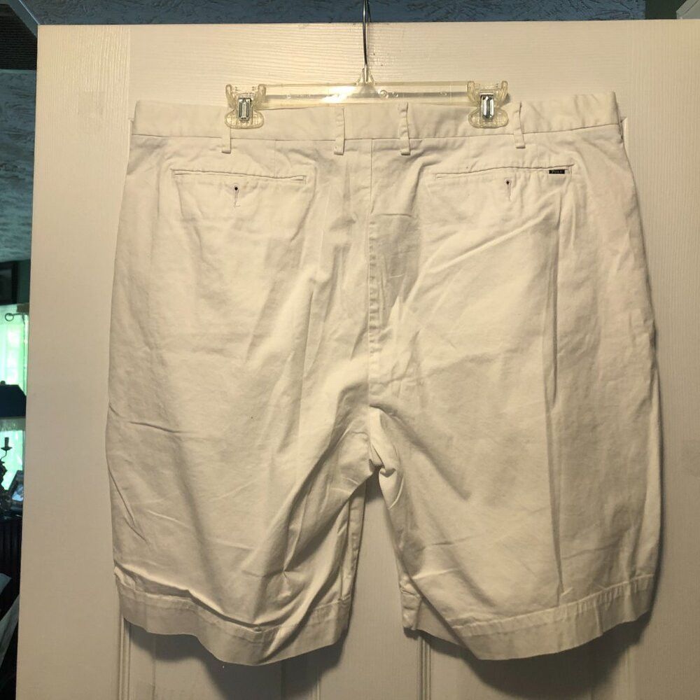 Polo Ralph Lauren polo Ralph Lauren men's white cotton casual shorts size: 40 Size US 40 / EU 56 - 2 Thumbnail