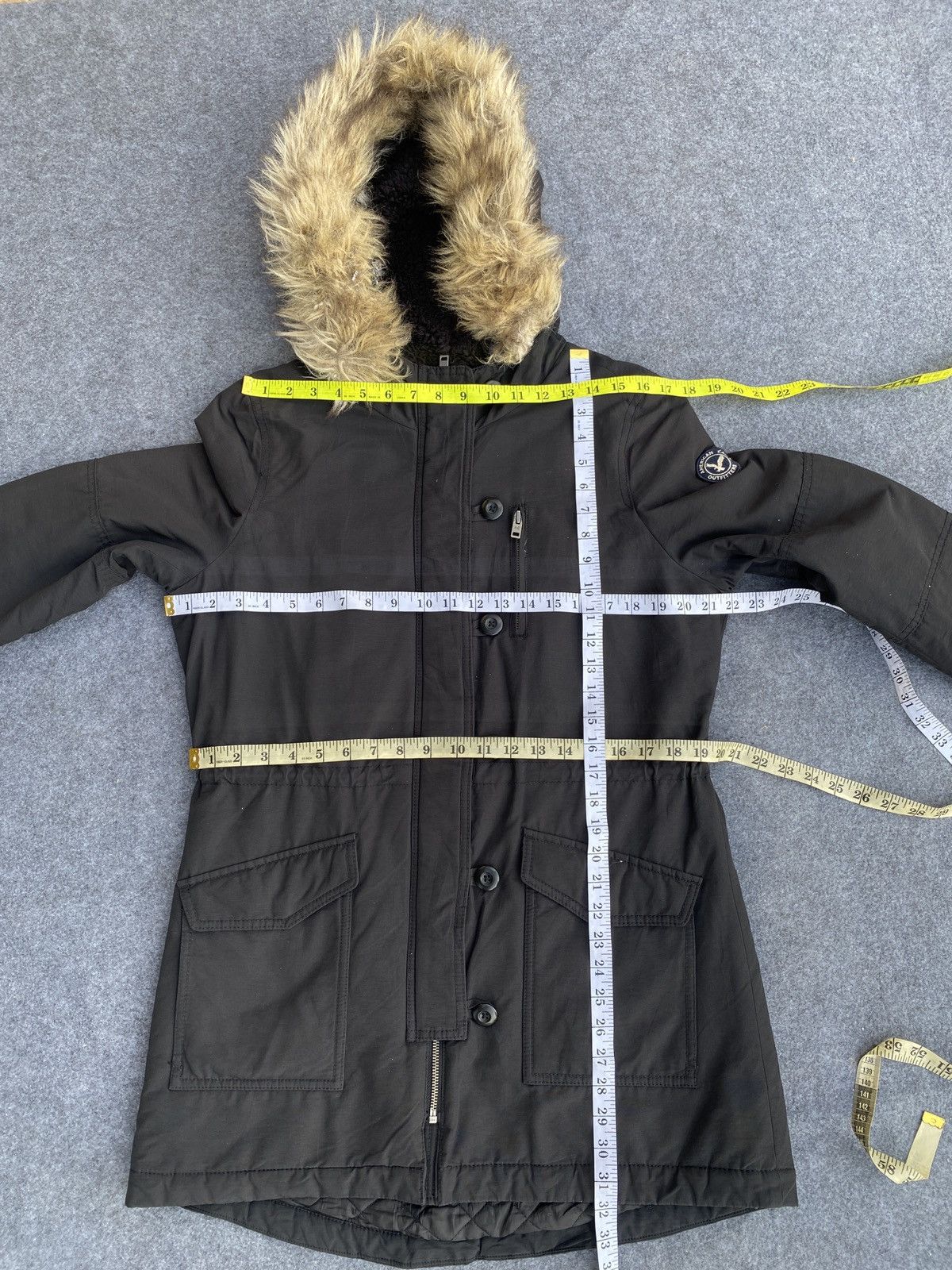American Eagle Outfitters America eagle Faux Fur Trim Hooded Parka Jacket Size M / US 6-8 / IT 42-44 - 6 Thumbnail
