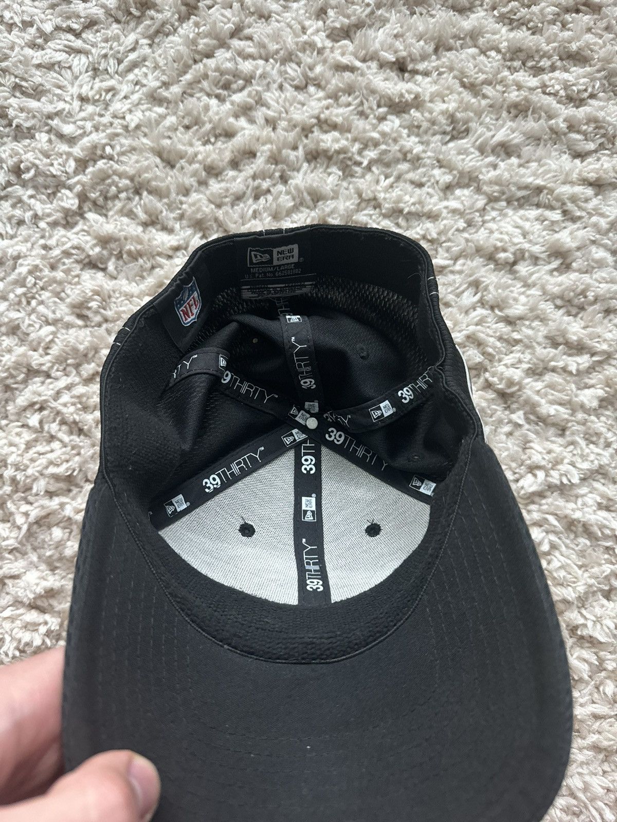 New Era New Era Los Angeles Rams Cap Black Size ONE SIZE - 6 Thumbnail