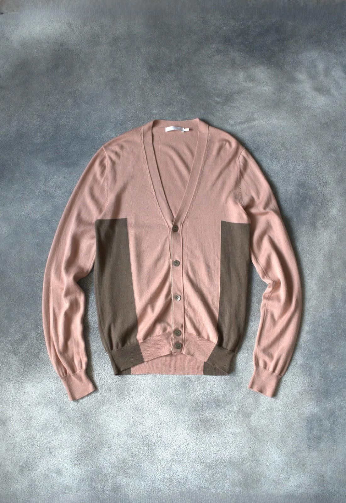 Alexander McQueen !SAMPLE 2000's Alexander McQueen Men Cardigan Two-Tone Size US M / EU 48-50 / 2 - 2 Thumbnail