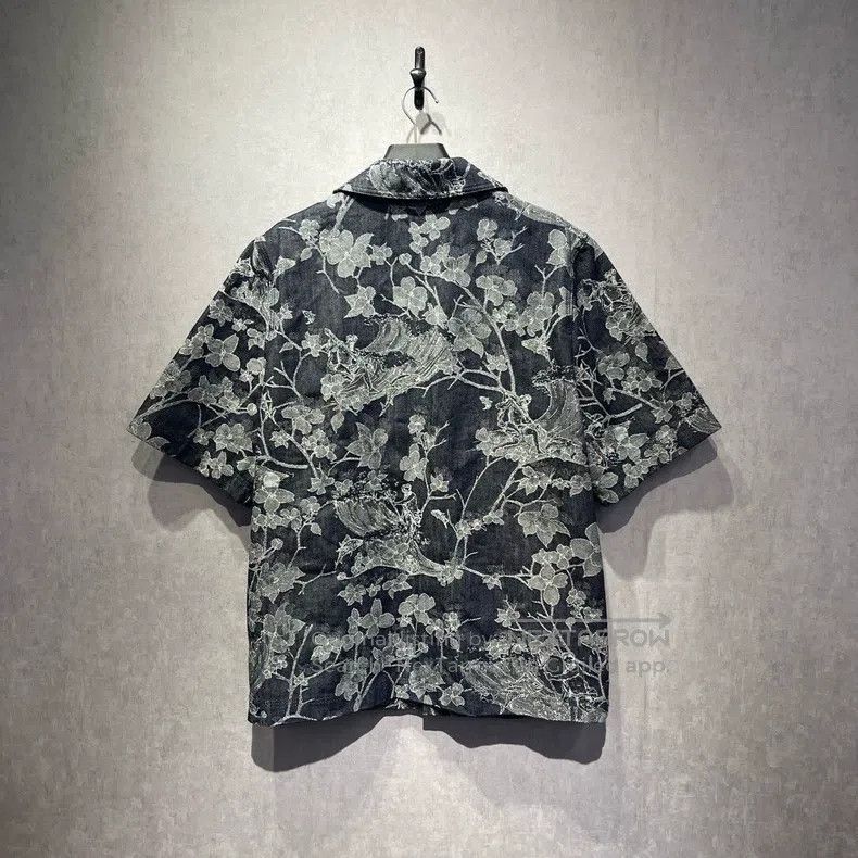 Louis Vuitton Louis Vuitton Floral printed denim shirt Size US XL / EU 56 / 4 - 1 Thumbnail