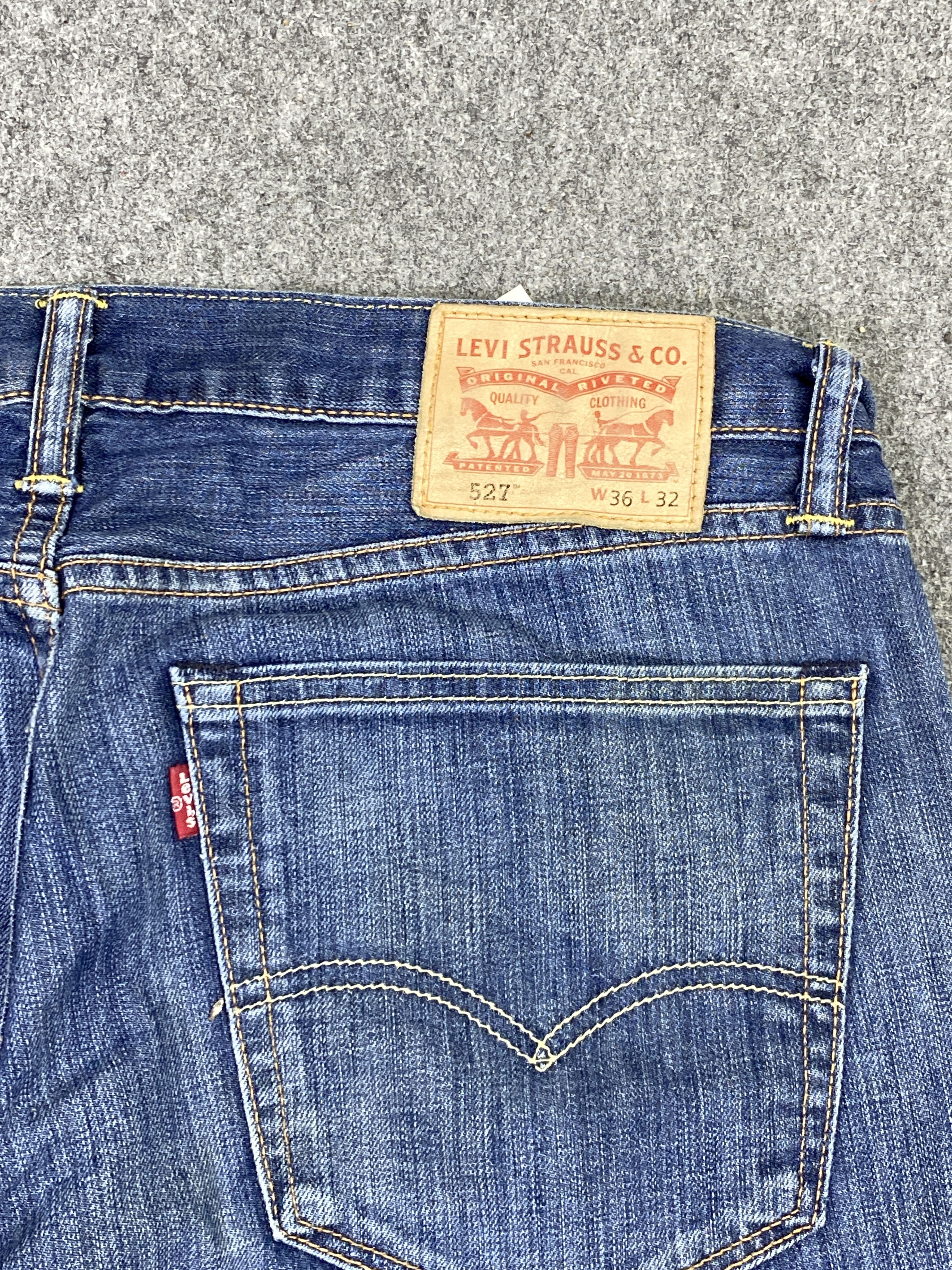Levi's Vintage Levis 527 Faded Blue Jeans DP2863 Size US 37 - 11 Thumbnail