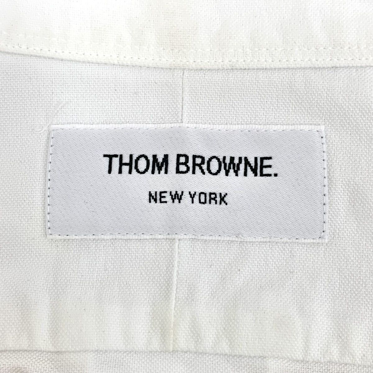 Thom Browne Thom Browne White Cotton Collared Long Sleeve Shirt K26WX Size US XS / EU 42 / 0 - 5 Thumbnail