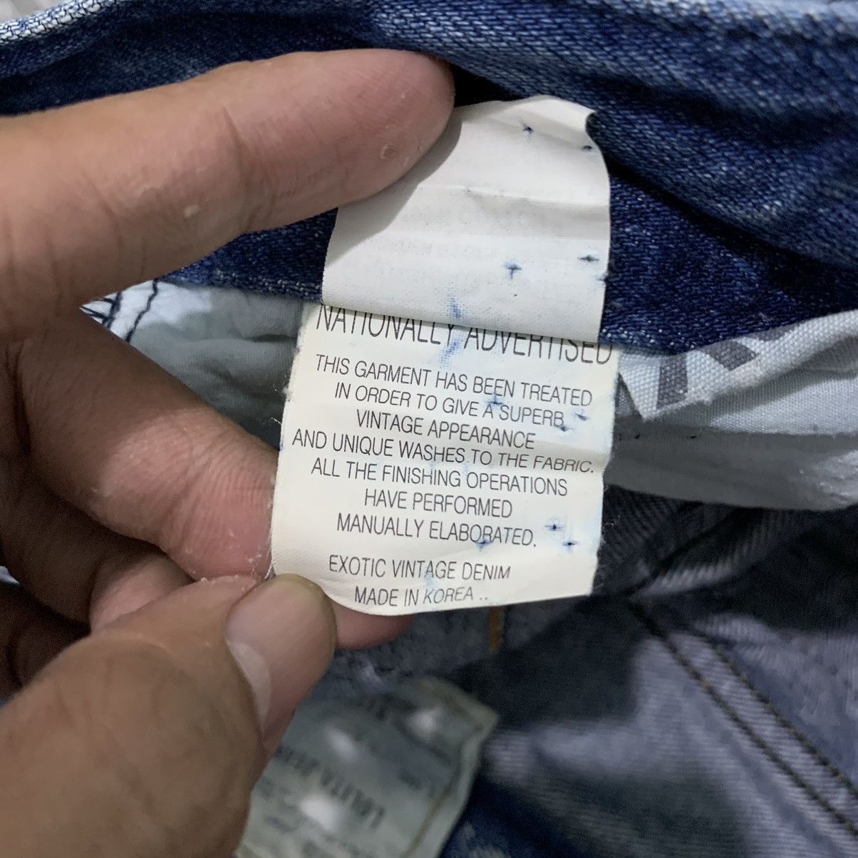 Beauty Beast Vintage Lolita Distressed Jeans Ripped Blue Faded Size US 28 / EU 44 - 14 Thumbnail