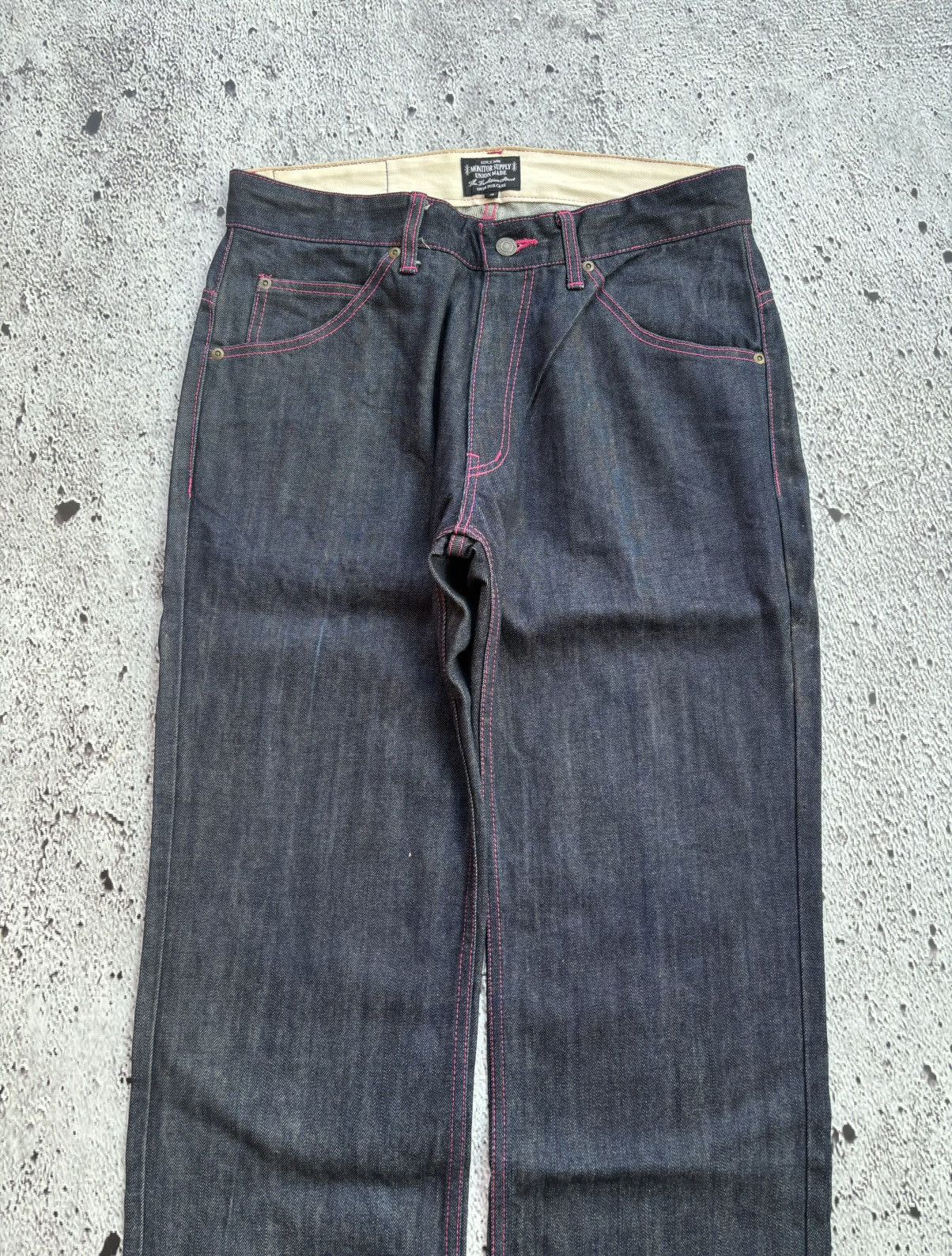 Hysteric Glamour 2000's monitor gdw union made denim jeans Size US 33 - 3 Thumbnail