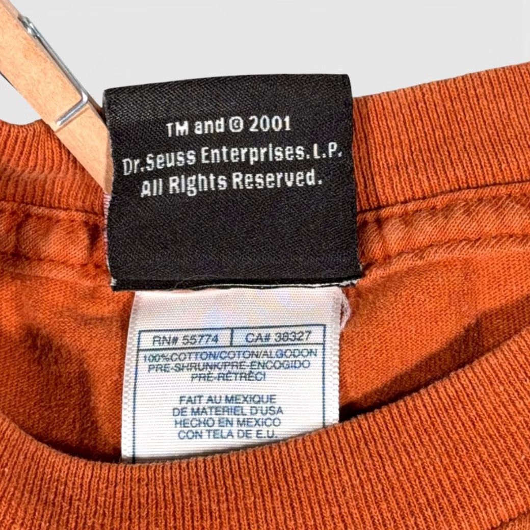 Vintage VINTAGE Dr Seuss Shirt Adult MEDIUM Orange Green Eggs Ham Book Character Y2K Mens T-Shirt Crew Neck Short Sleeve Cotton Size US M / EU 48-50 / 2 - 5 Thumbnail