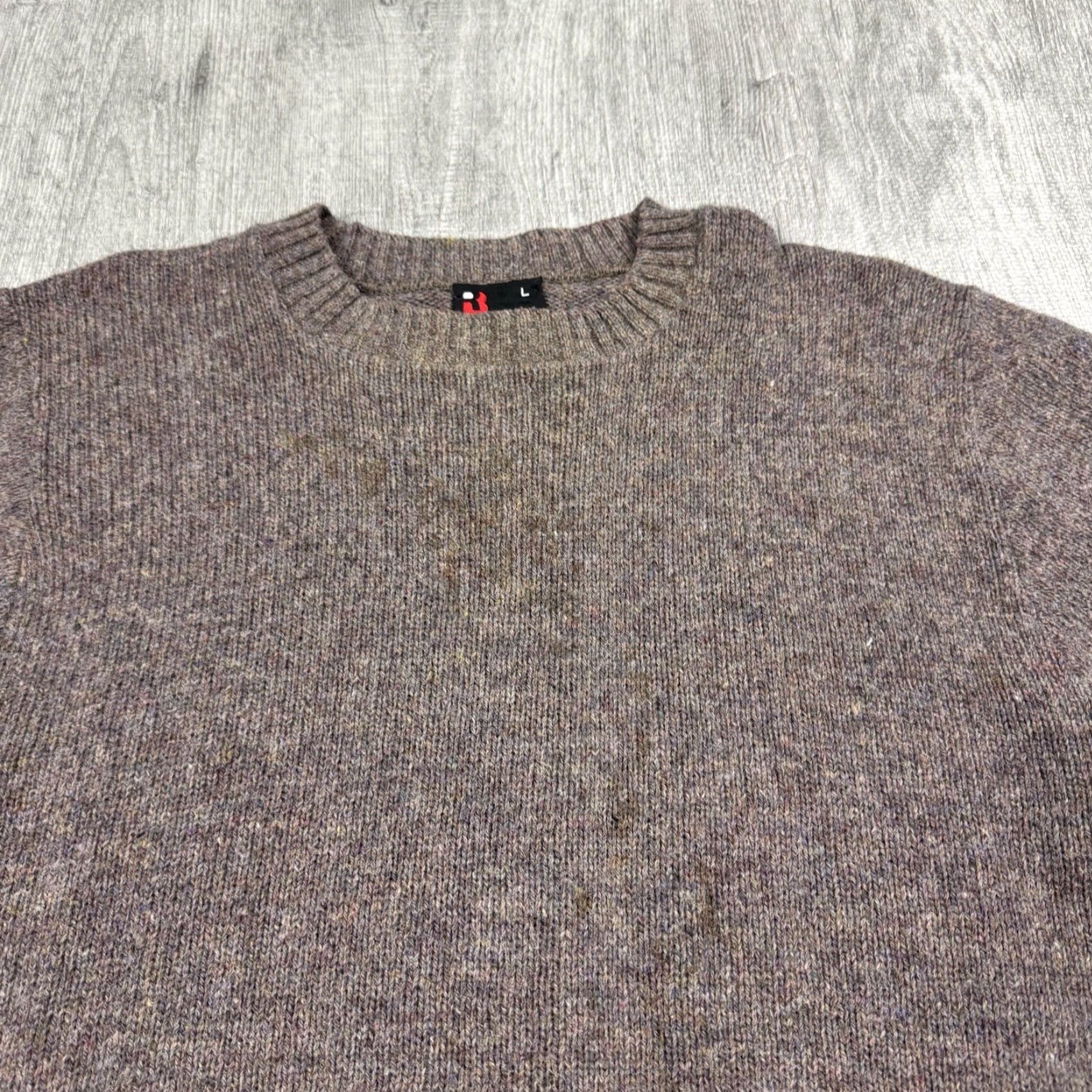 Vintage VINTAGE Robert Bruce Pullover Sweater L Purple Heathered Mohair Cardigan 60s 70s Mens Size US L / EU 52-54 / 3 - 2 Thumbnail