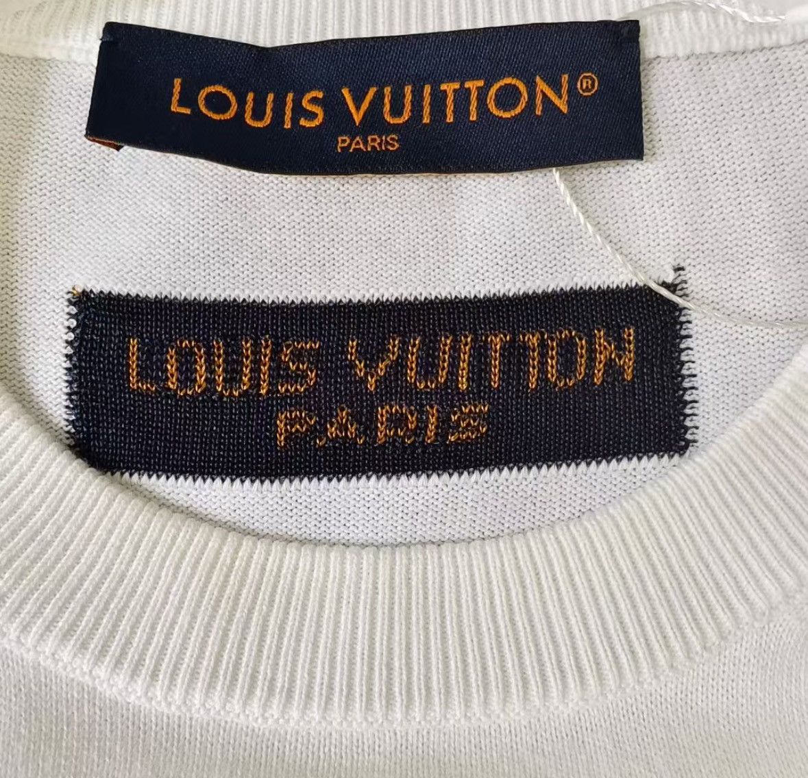 Louis Vuitton Louis Vuitton Portrait Letter Print Logo Knit Short Sleeve Size US M / EU 48-50 / 2 - 3 Thumbnail
