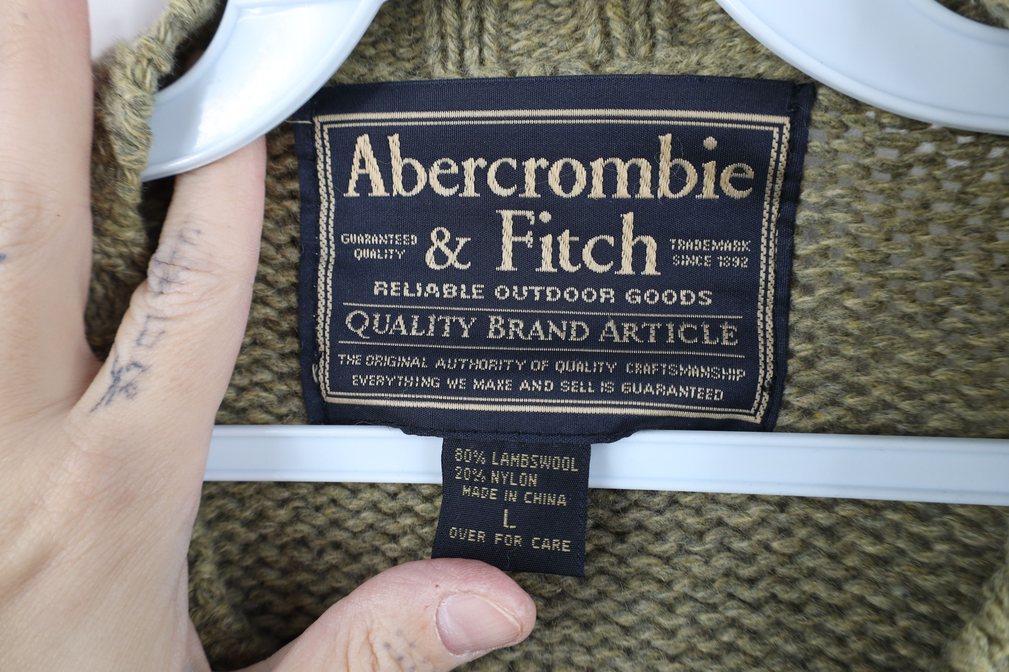 Abercrombie & Fitch Vintage 90s Abercrombie & Fitch Snowflake Crewneck Sweater Size US L / EU 52-54 / 3 - 6 Thumbnail
