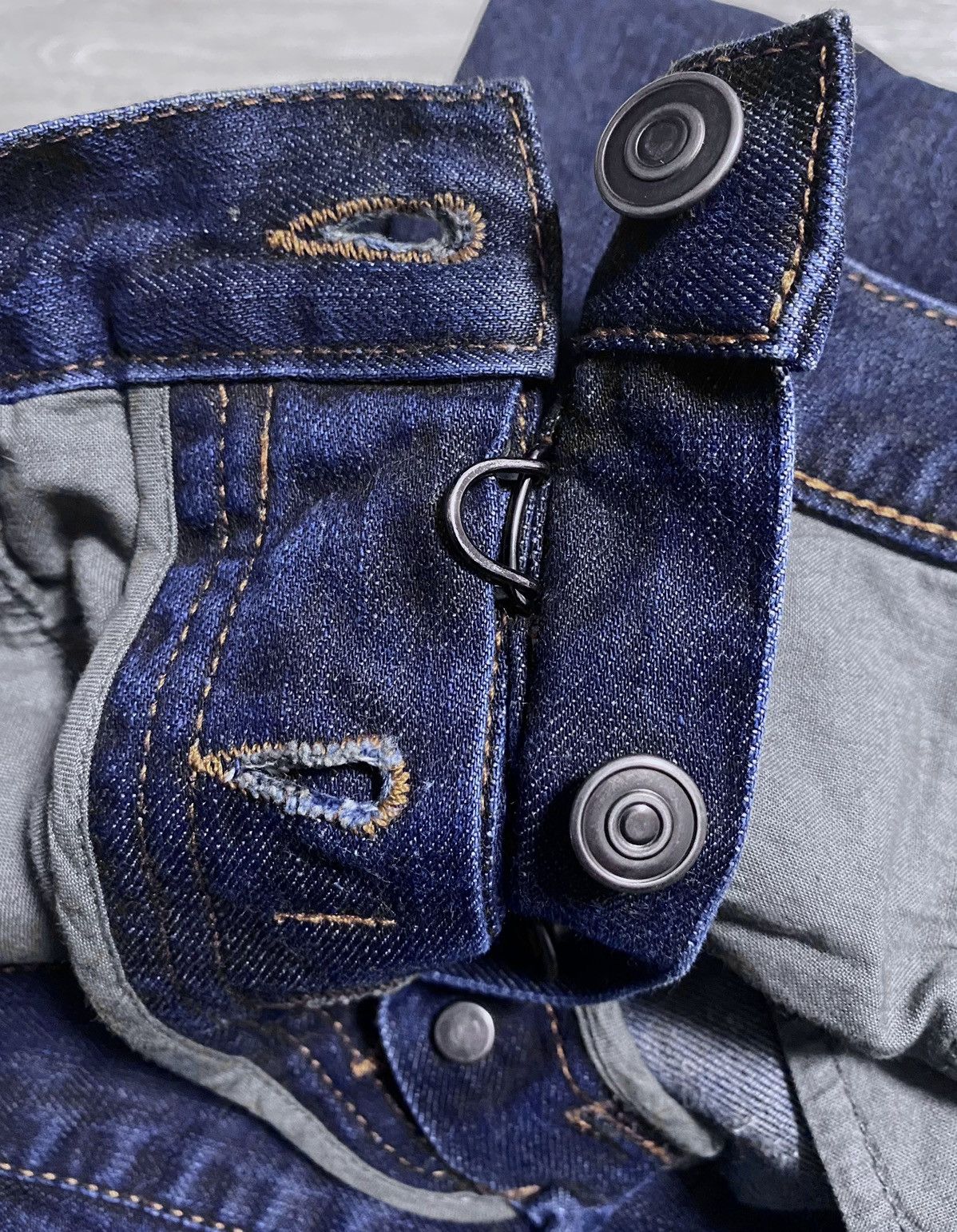 Maison Margiela Maison Martin Margiela ‘14 Main 10 Line Navy Slim Jean Denim Size US 34 / EU 50 - 21 Thumbnail
