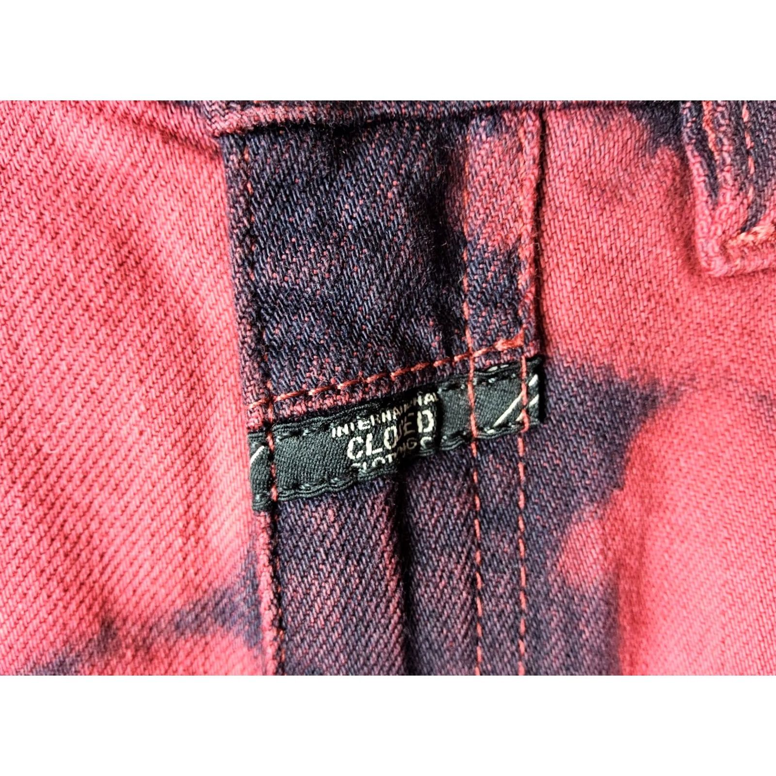 CLOSED VINTAGE Closed Candiani Italian Denim Women's Slim High Waist Tie Dye Jeans Sze 25 Size 42" / US 20 - 5 Thumbnail
