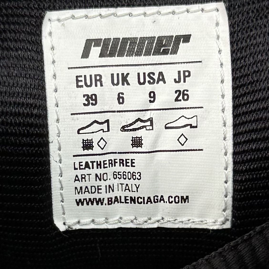 Balenciaga Balenciaga Runner Black/Black Size US 6.5 / EU 39-40 - 7 Thumbnail