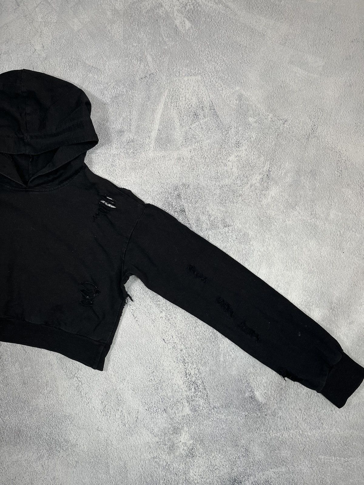 Vintage Vintage Y2K style Cropped hoodie Avant Garde opium S Size S / US 4 / IT 40 - 3 Thumbnail