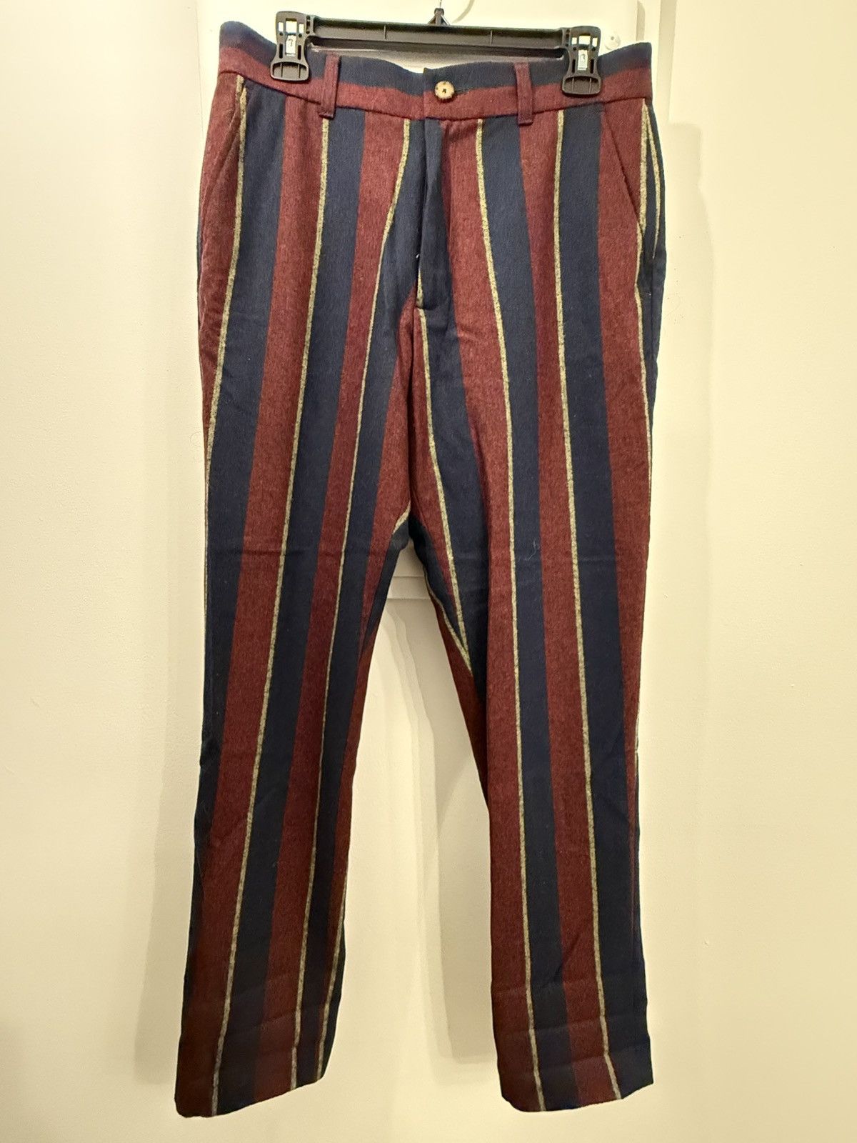 Aime Leon Dore Tapered Striped Woven Trousers Size US 32 / EU 48 - 1 Thumbnail