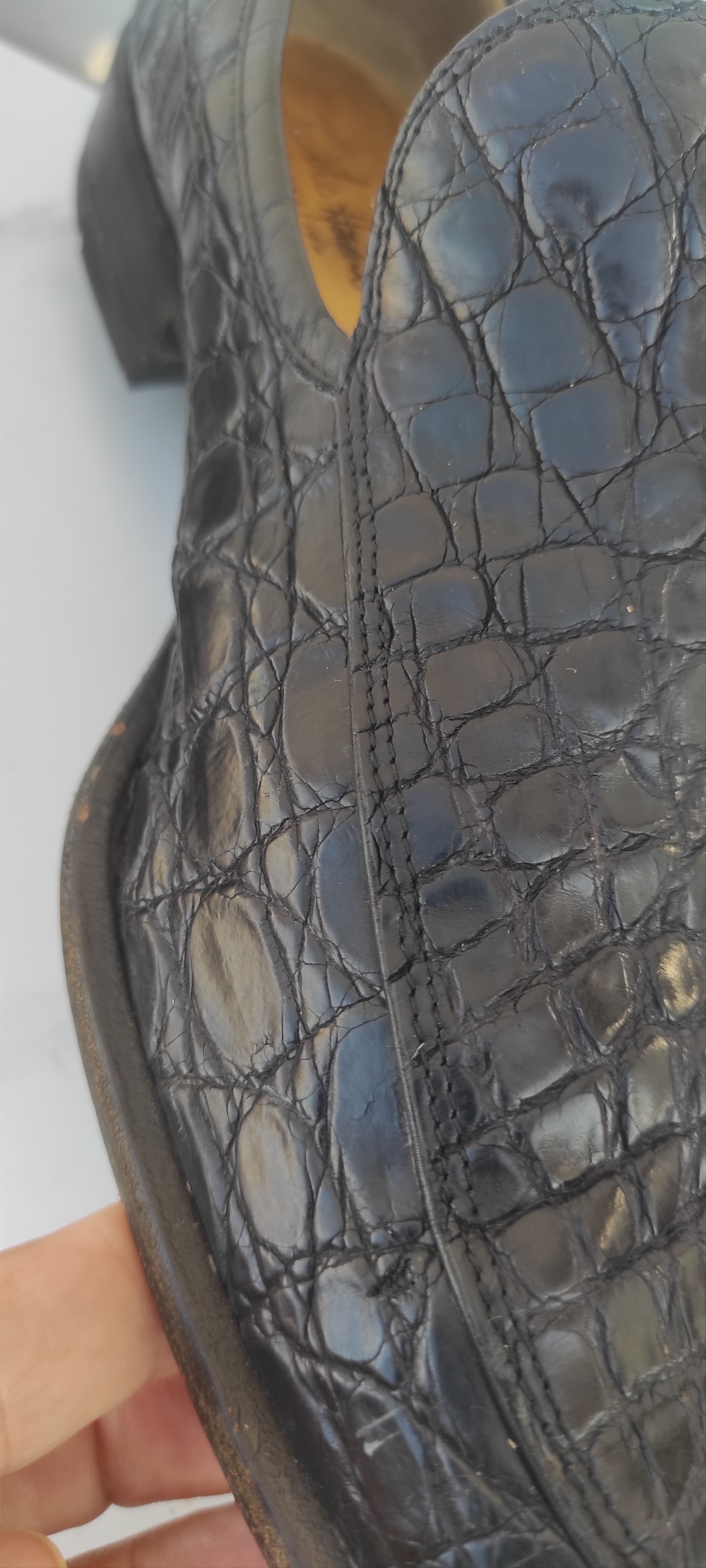 Cole Haan Cole Haan Genuine Crocodile Slip-On Loafer Size 9 1/2 Size US 9.5 / EU 42-43 - 4 Thumbnail