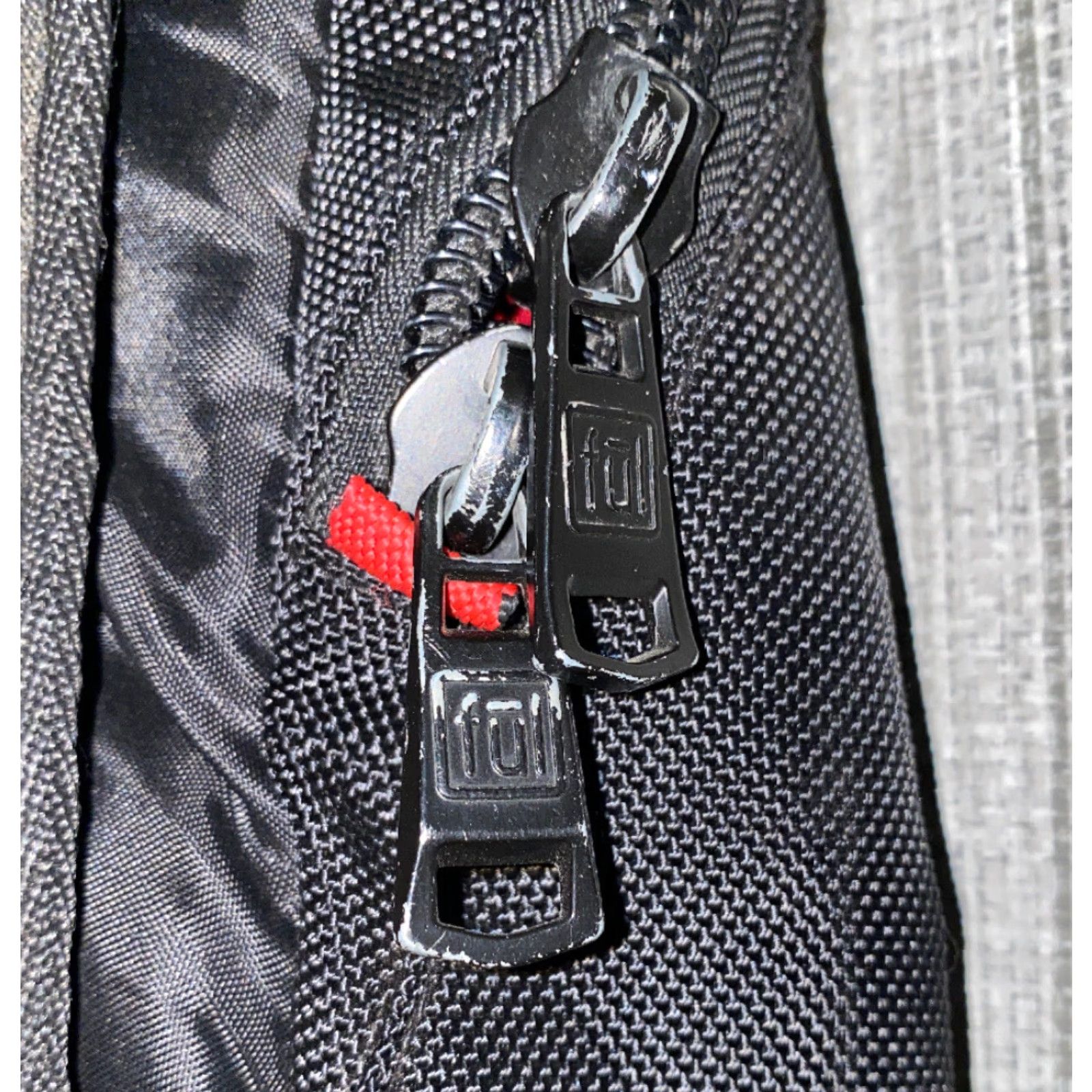 Vintage Ful Black Red Dual Strap Multi Pocket Backpack / Ful Size ONE SIZE - 6 Thumbnail